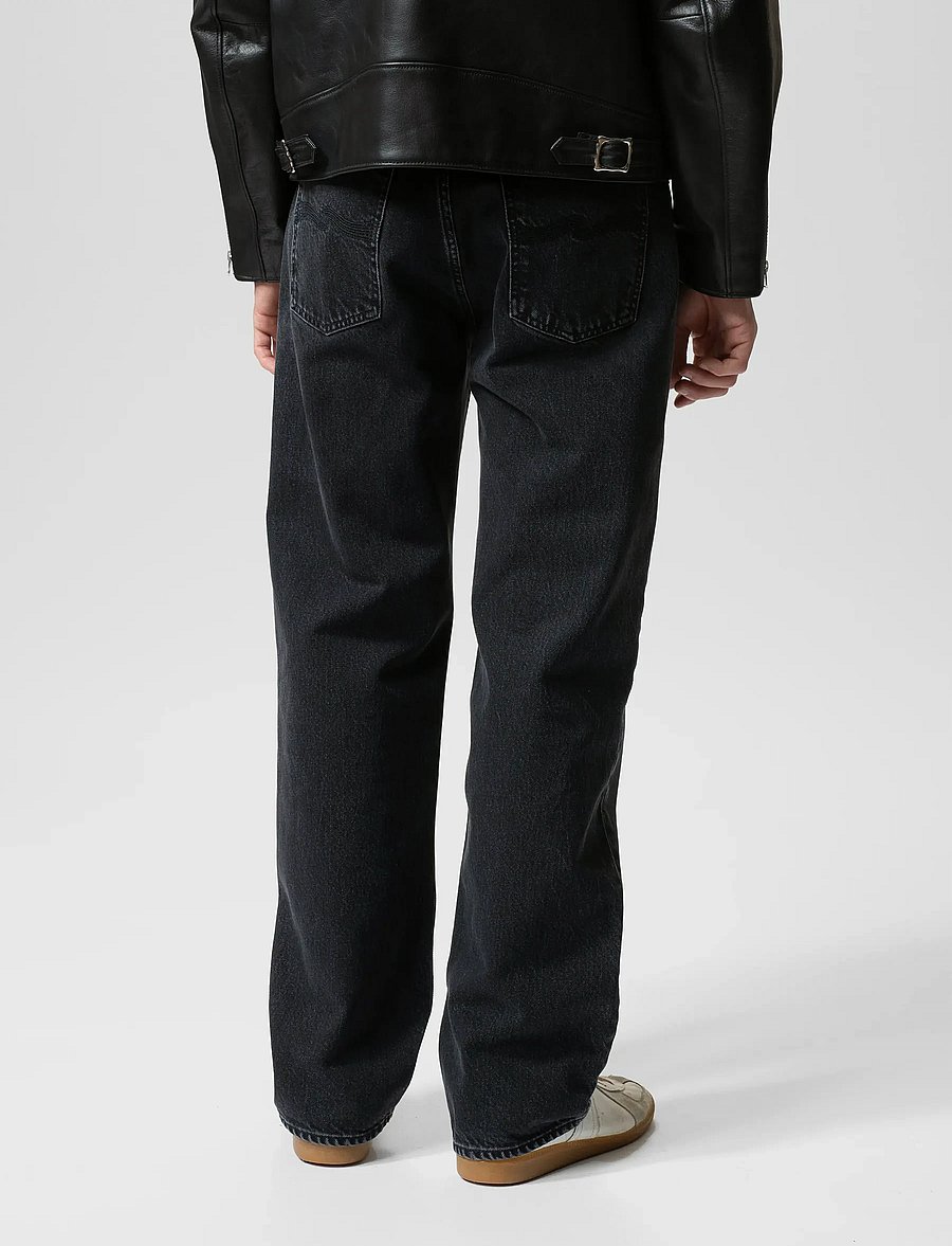 Nudie Jeans - Tuff Tony Black Vintage - loose jeans - black vintage - 2