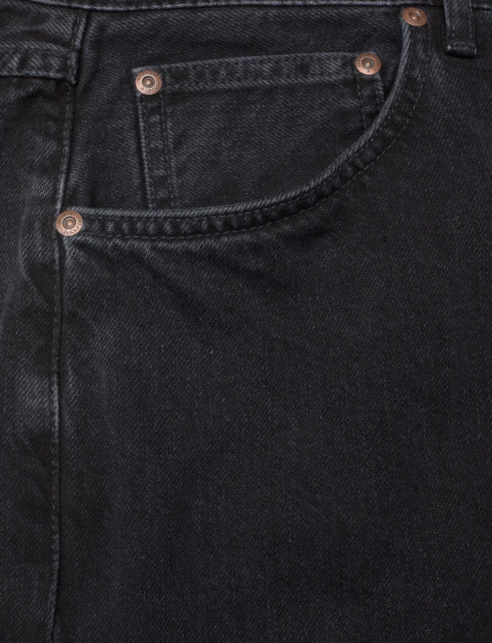 Nudie Jeans - Tuff Tony Black Vintage - alt laienevad teksad - black vintage - 3