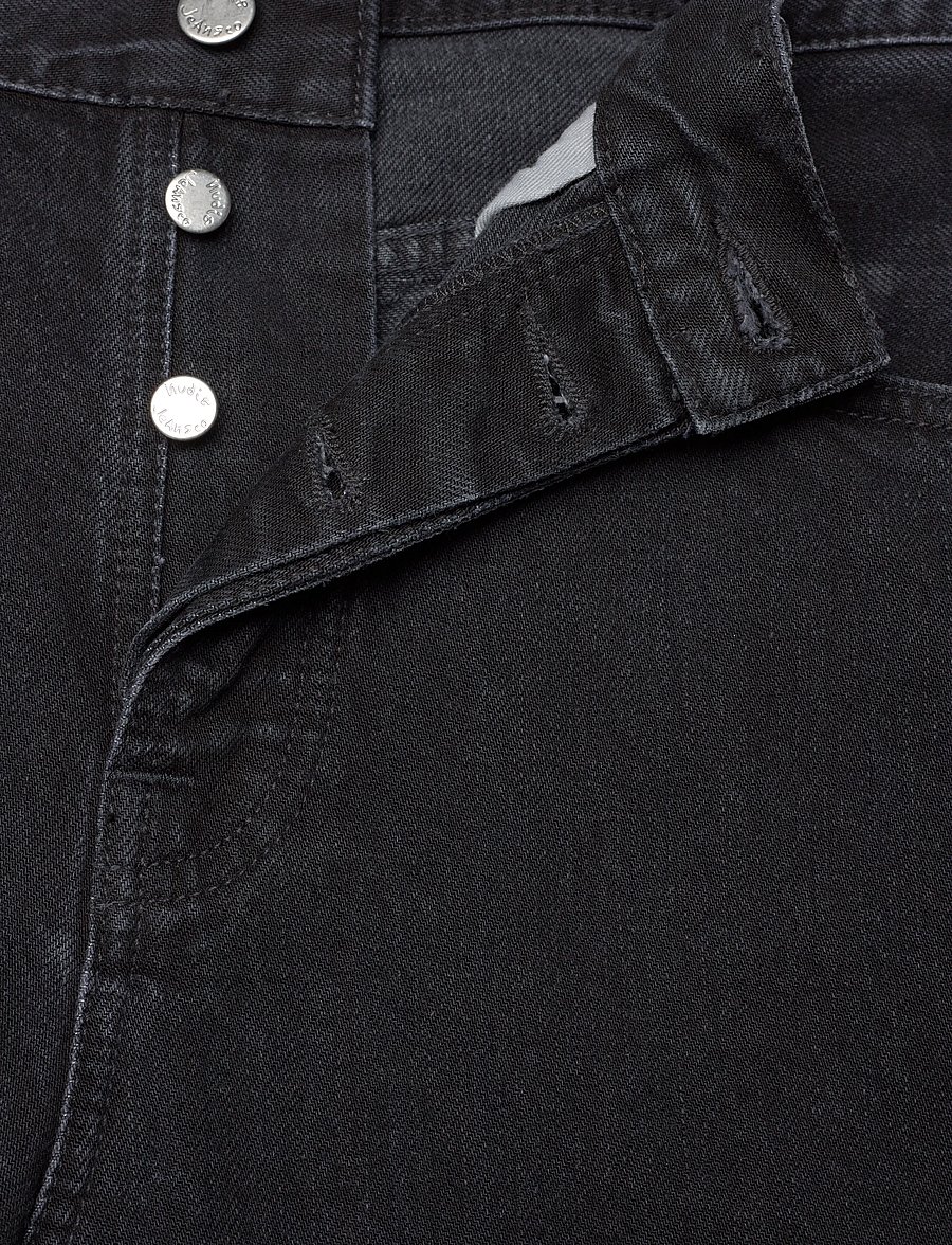 Nudie Jeans - Tuff Tony Black Vintage - alt laienevad teksad - black vintage - 4