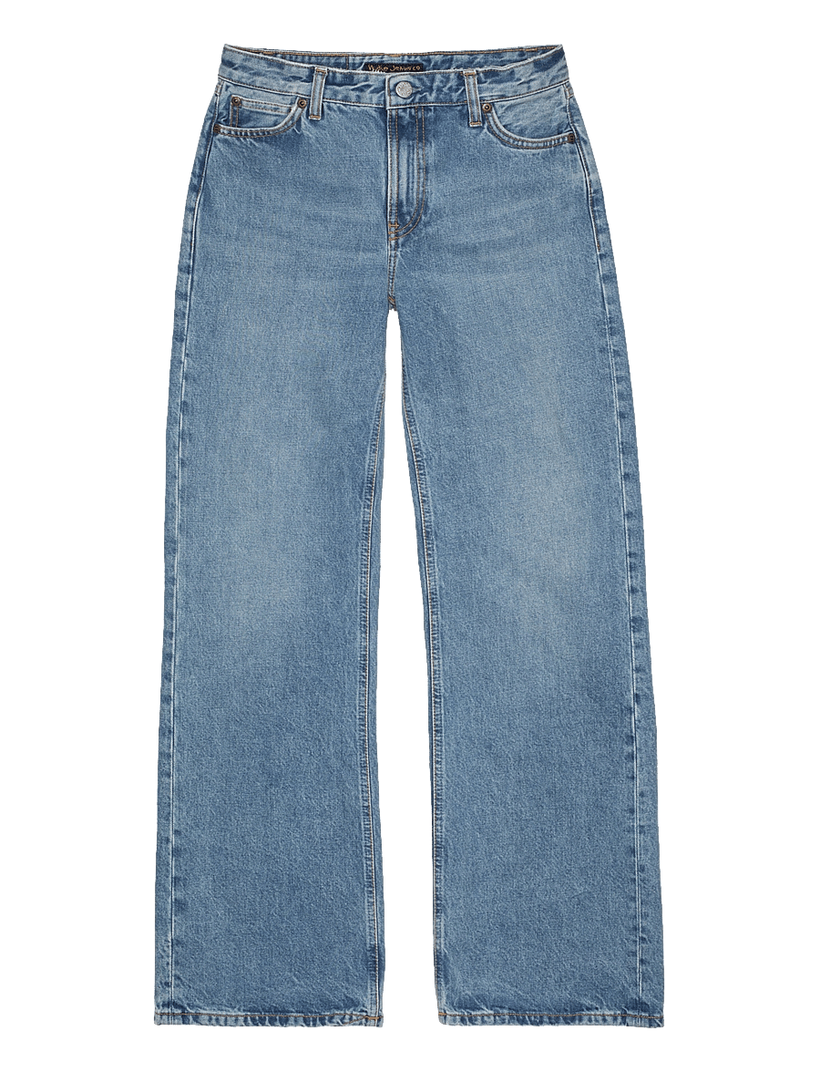 Nudie Jeans - Wide Heidi Worn Treasure - hosen mit weitem bein - worn treasure - 1