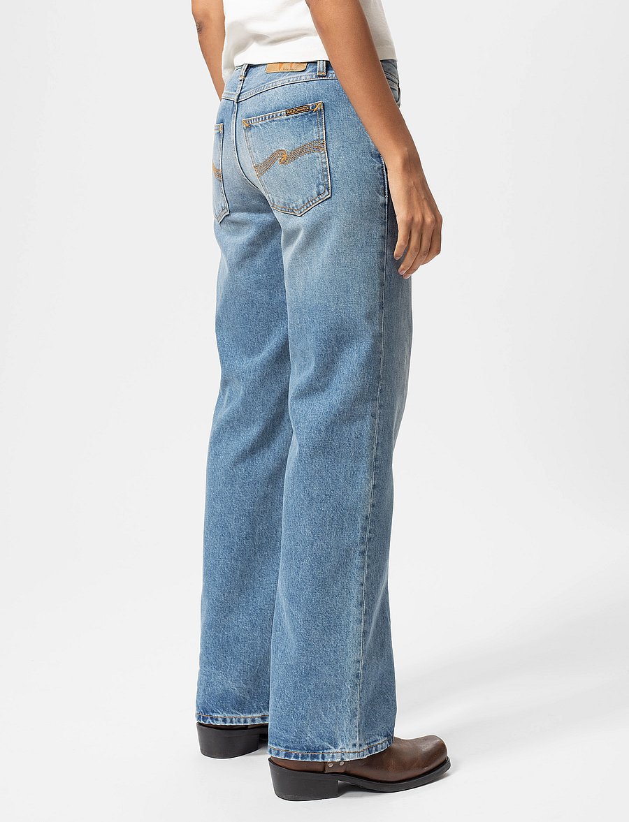 Nudie Jeans - Wide Heidi Worn Treasure - laia säärega teksad - worn treasure - 3