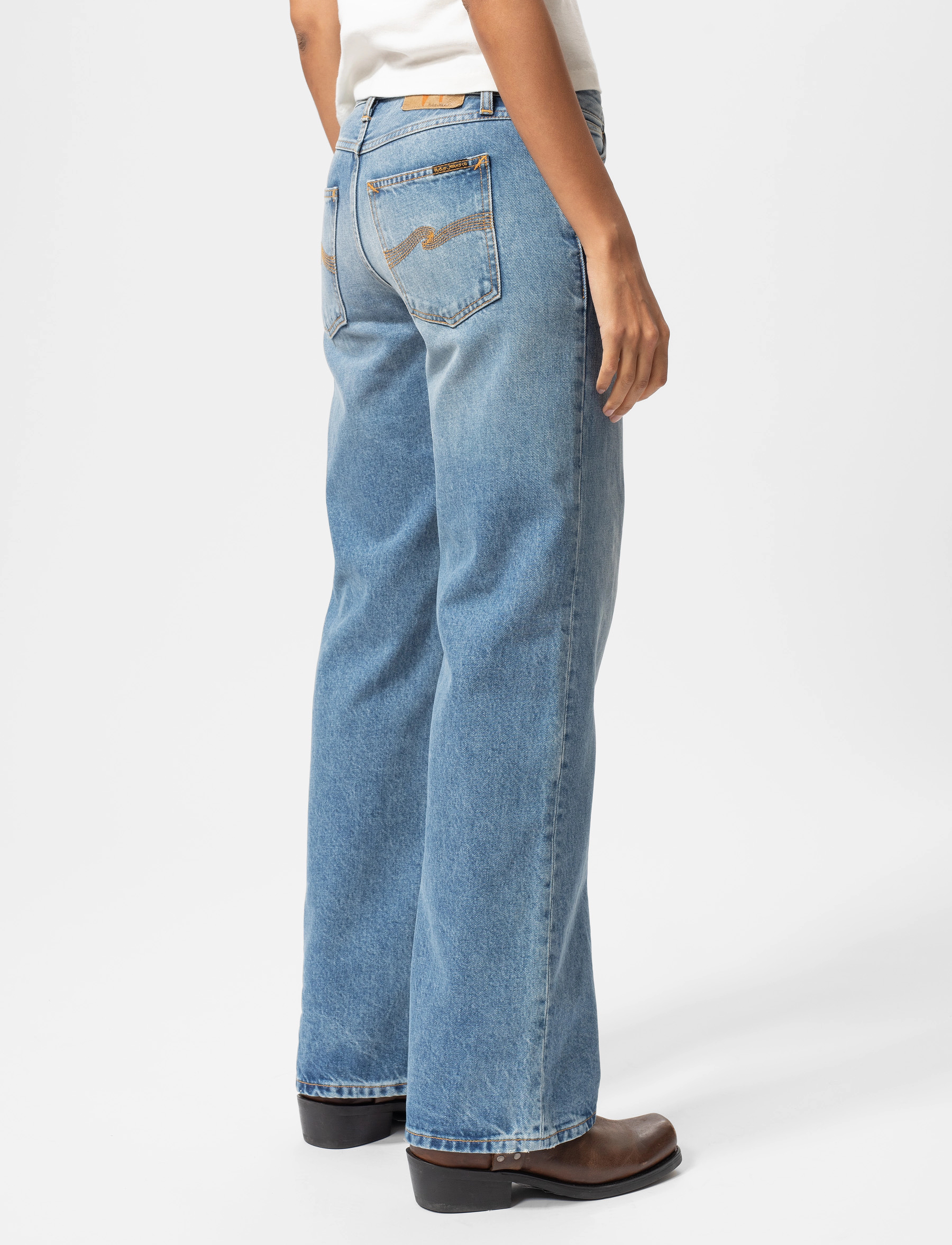 Nudie Jeans - Wide Heidi Worn Treasure - pantalons larges - worn treasure - 3