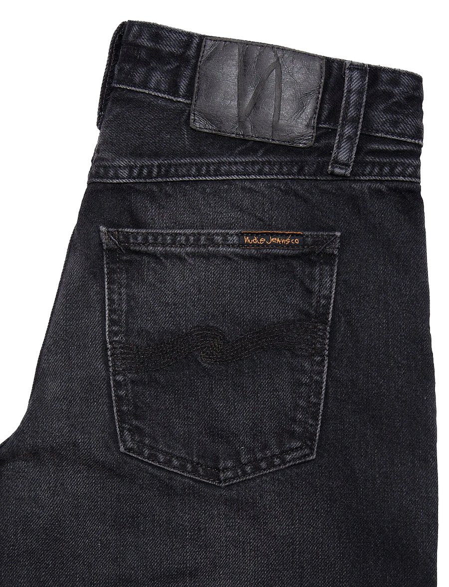 Nudie Jeans - Wide Heidi Slow Black - laia säärega teksad - slow black - 4