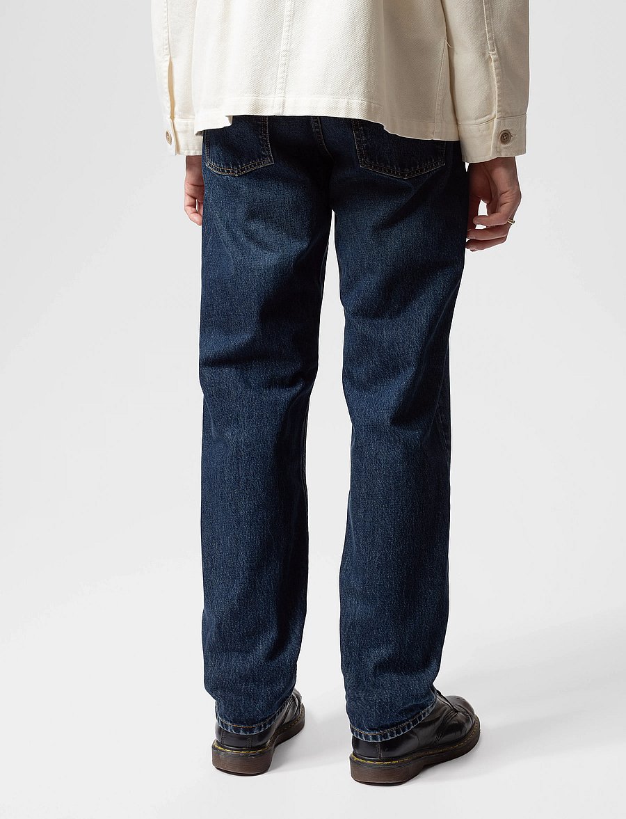 Nudie Jeans - Rad Rufus Blue Soil - tavalised teksad - blue soil - 4