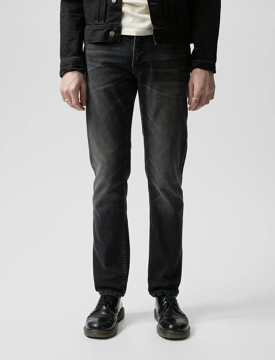 Nudie Jeans - Solid Ollie Black Force - black force - 0