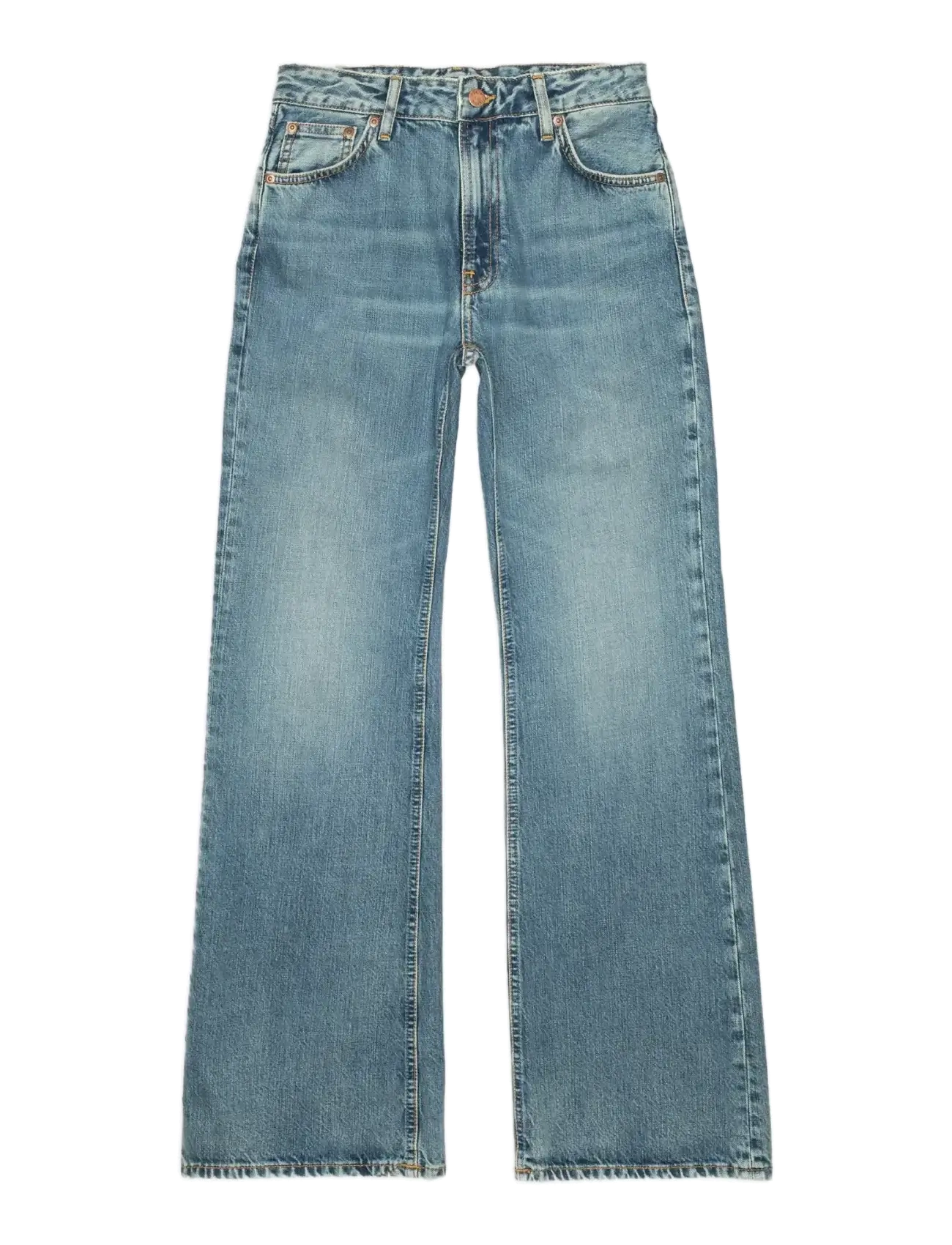 NUDIE JEANS Dusty Dee Streaky Wash Blau - W31x32 - Damen