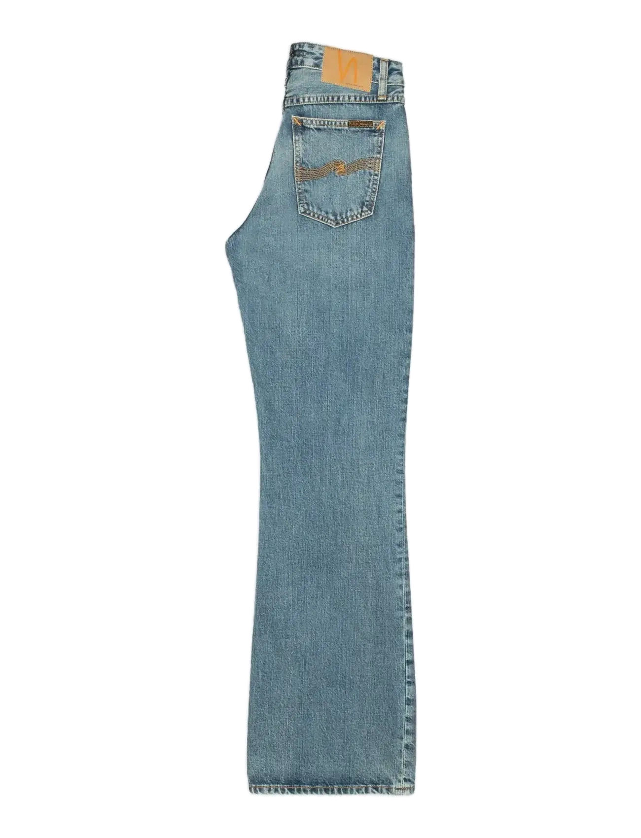 Nudie Jeans - Dusty Dee Streaky Wash - hosen mit weitem bein - streaky wash - 2