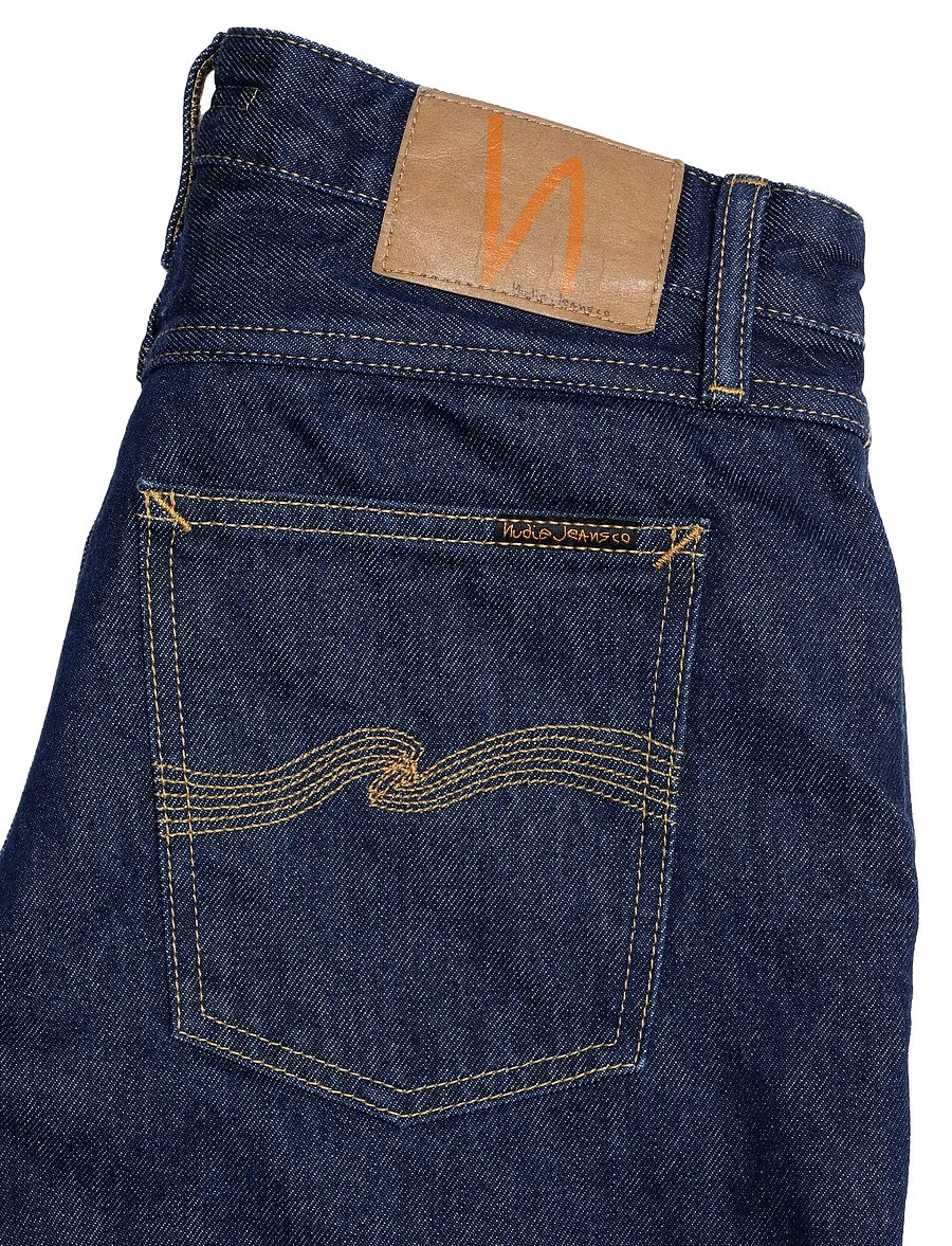 Nudie Jeans - Wide Heidi Classic Blue - hosen mit weitem bein - classic blue - 4