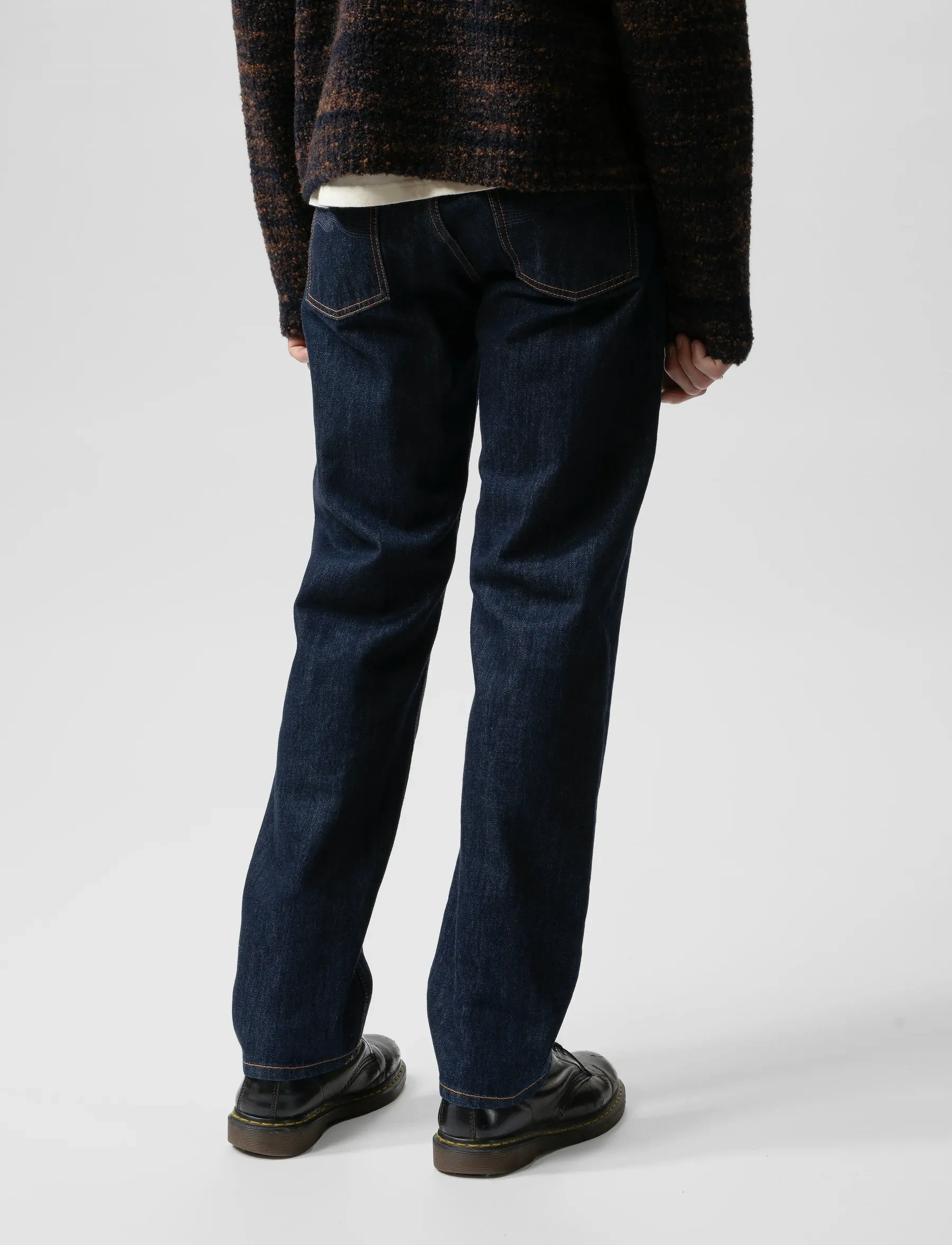 Nudie Jeans Rad Rufus Blue One Wash straight leg jeans herr – bild 3