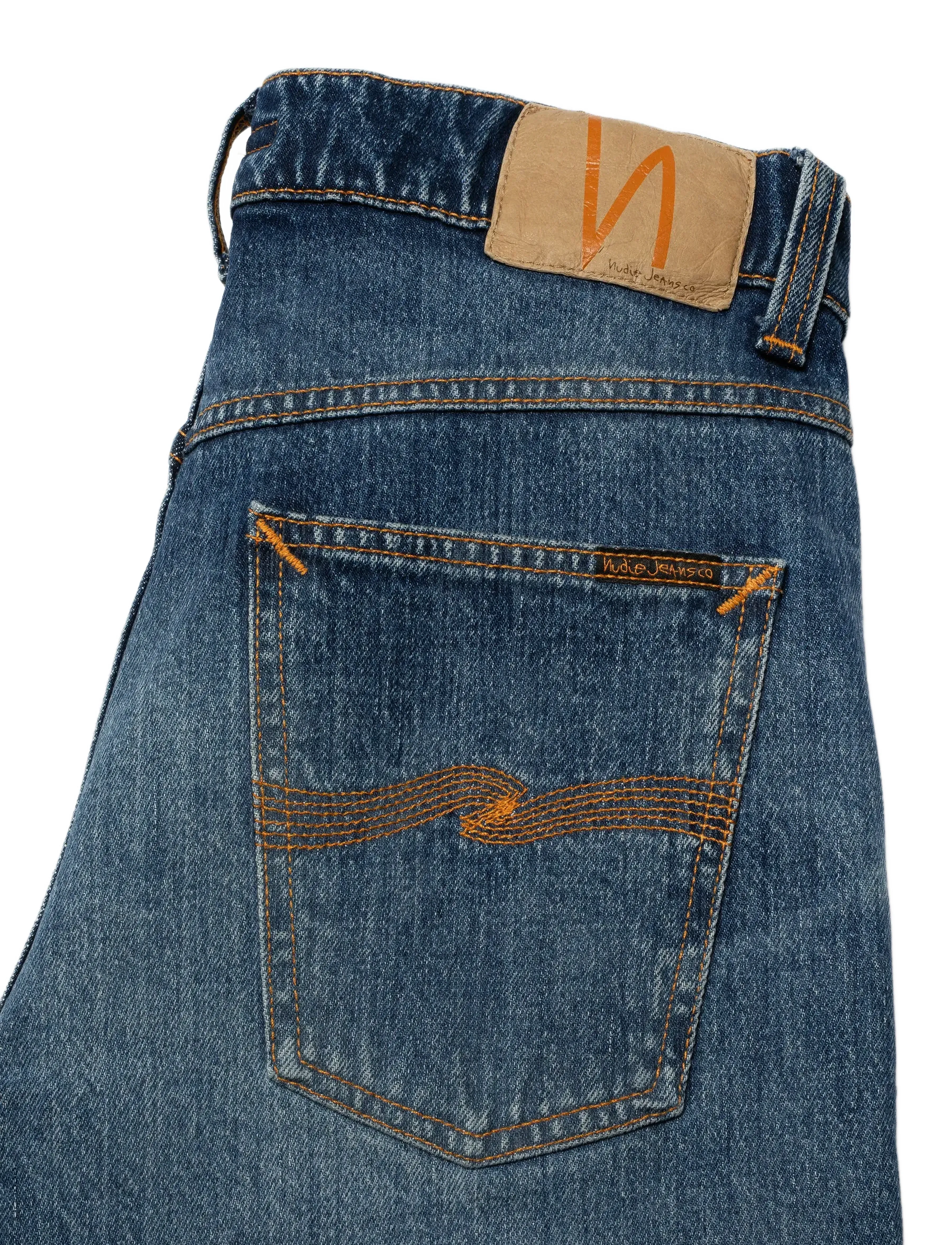 Nudie Jeans - Solid Ollie Life Tracks - kitsad teksad - life tracks - 4