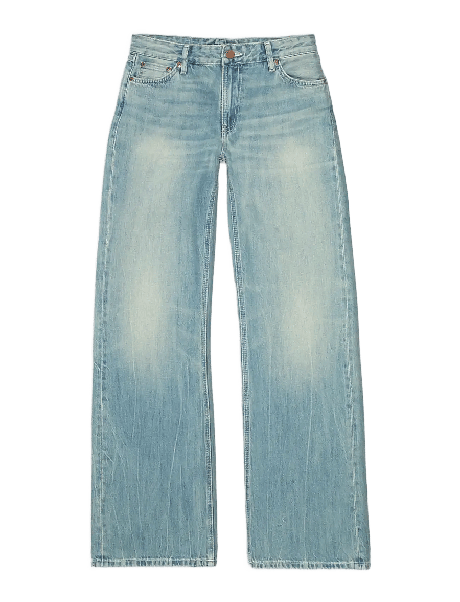 Nudie Jeans - Wide Heidi Drift Wood - laia säärega teksad - drift wood - 0