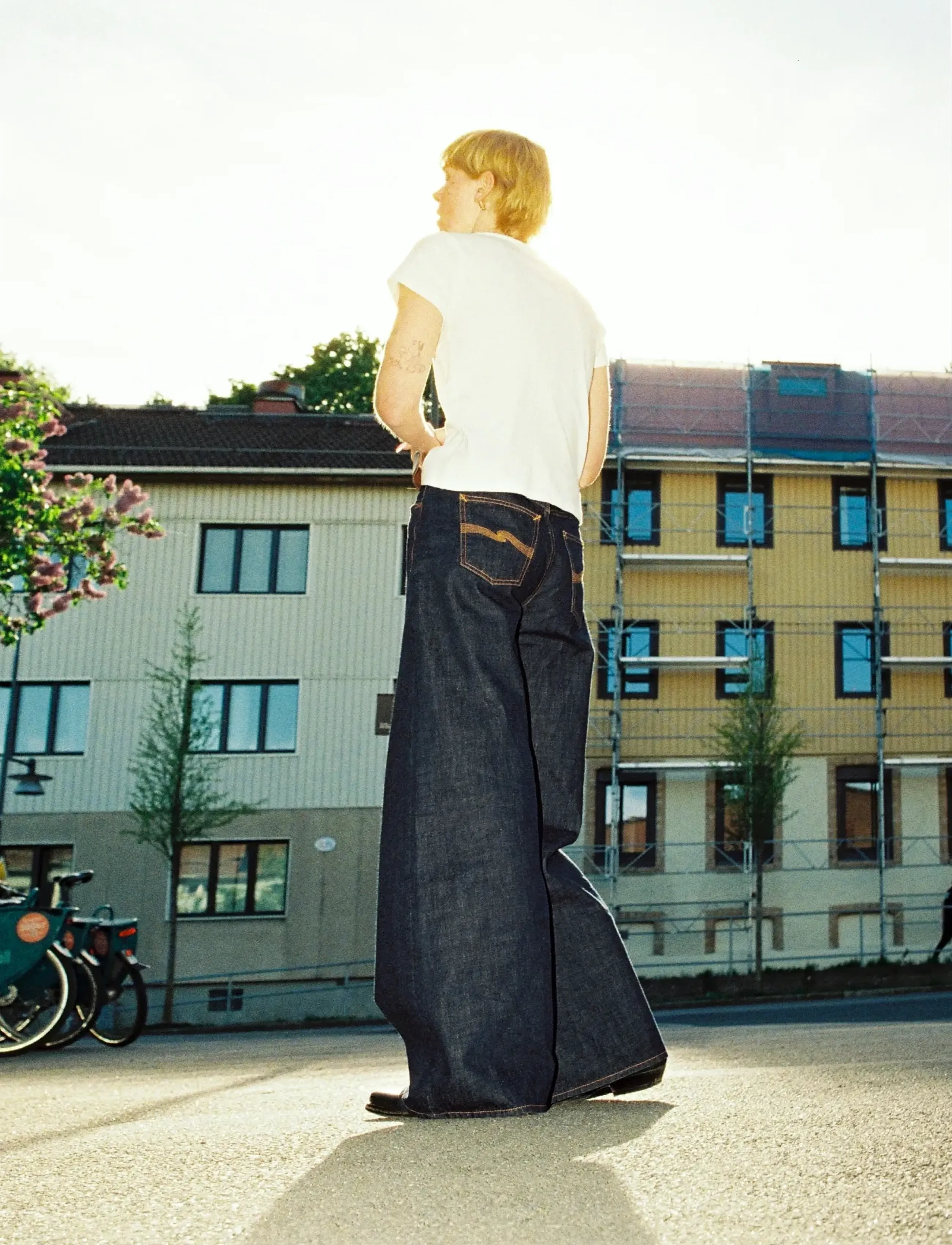 Nudie Jeans Sonic Sue One Wash - Tøj - ONE WASH / blue