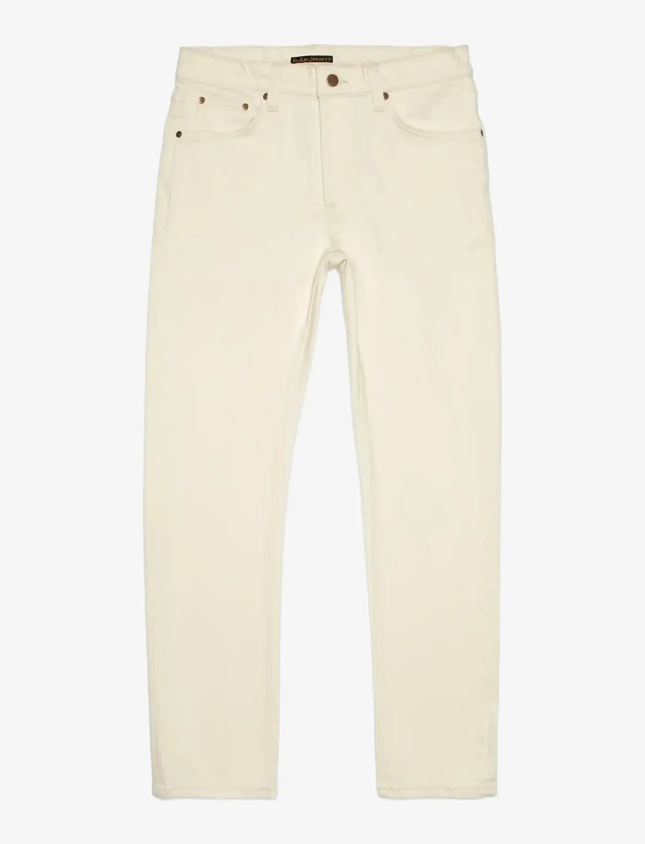 Nudie Jeans - Solid Ollie Everivory - slim fit jeans - everyivory - 1