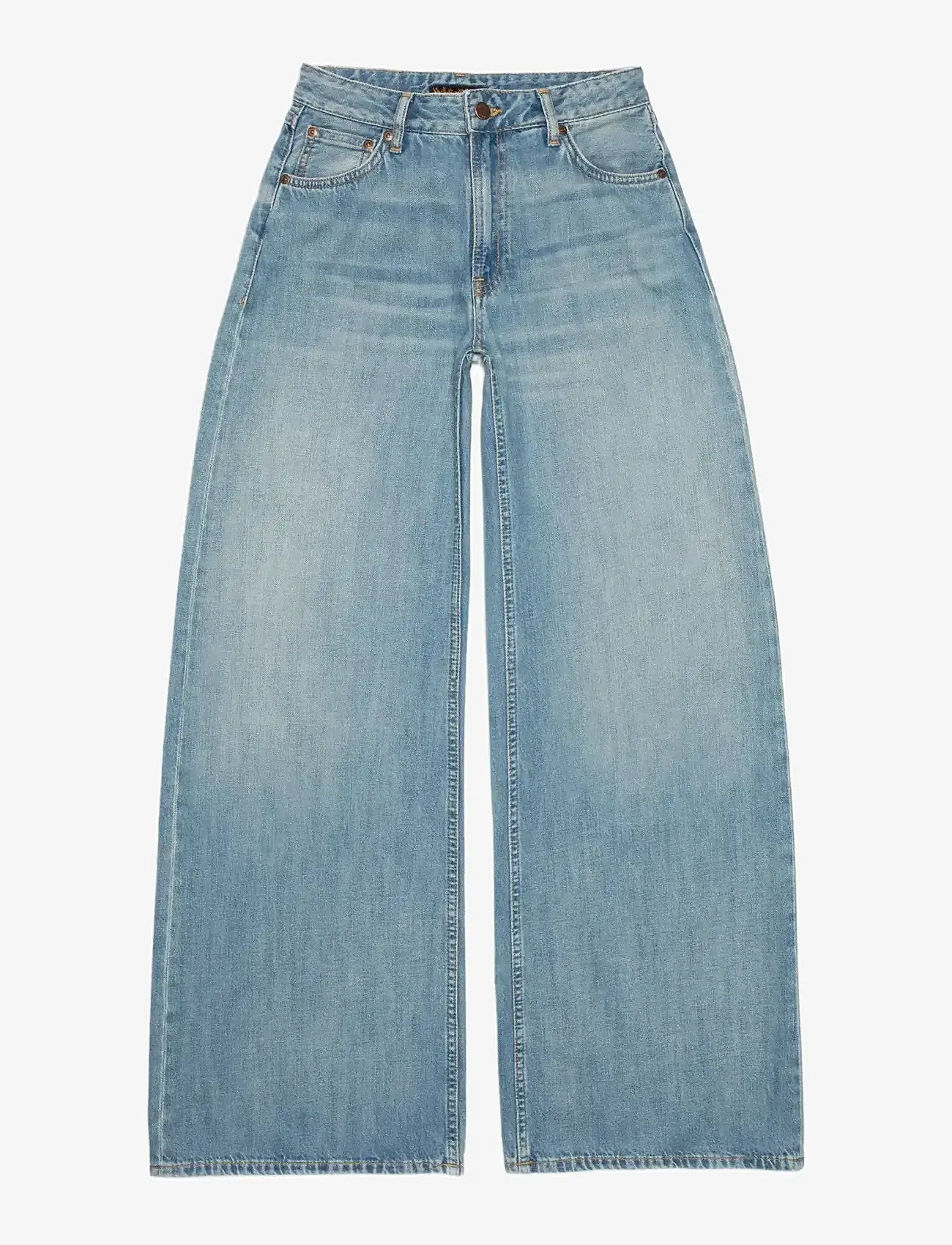 Nudie Jeans - Sonic Sue Blue Wave - hosen mit weitem bein - blue wave - 1