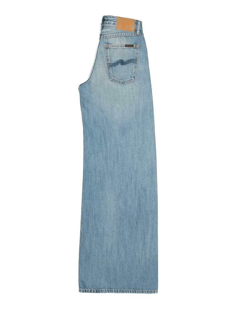 Nudie Jeans - Sonic Sue Blue Wave - hosen mit weitem bein - blue wave - 2