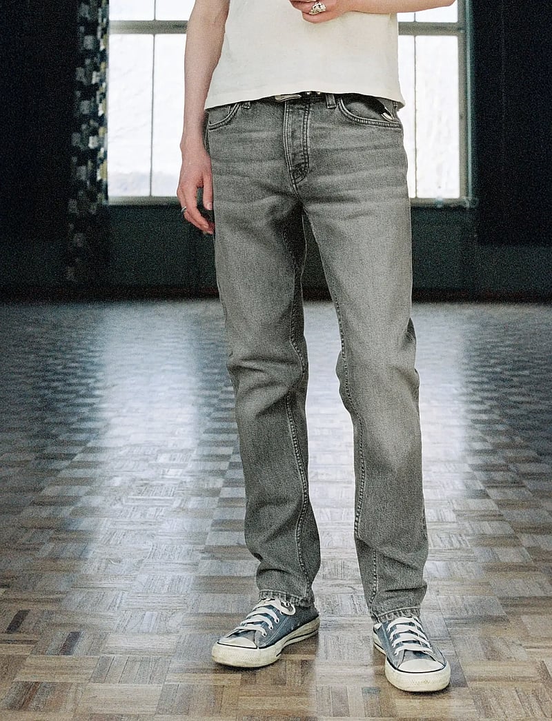 Nudie Jeans - Solid Ollie Pale Ash - slim fit jeans - pale ash - 0