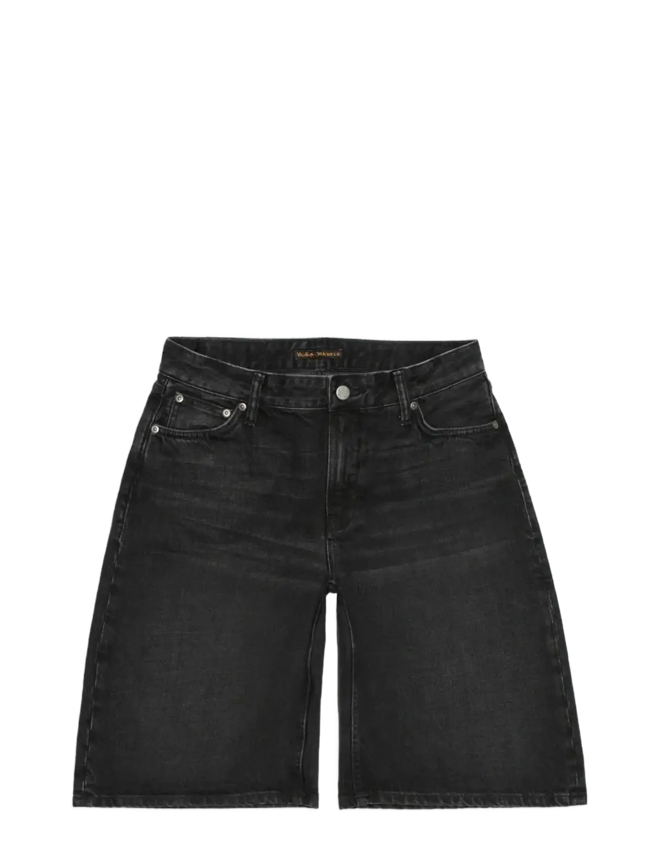 Nudie Jeans Meja Denim Shorts Night Dune Black - Swedish brands - BLACK / black