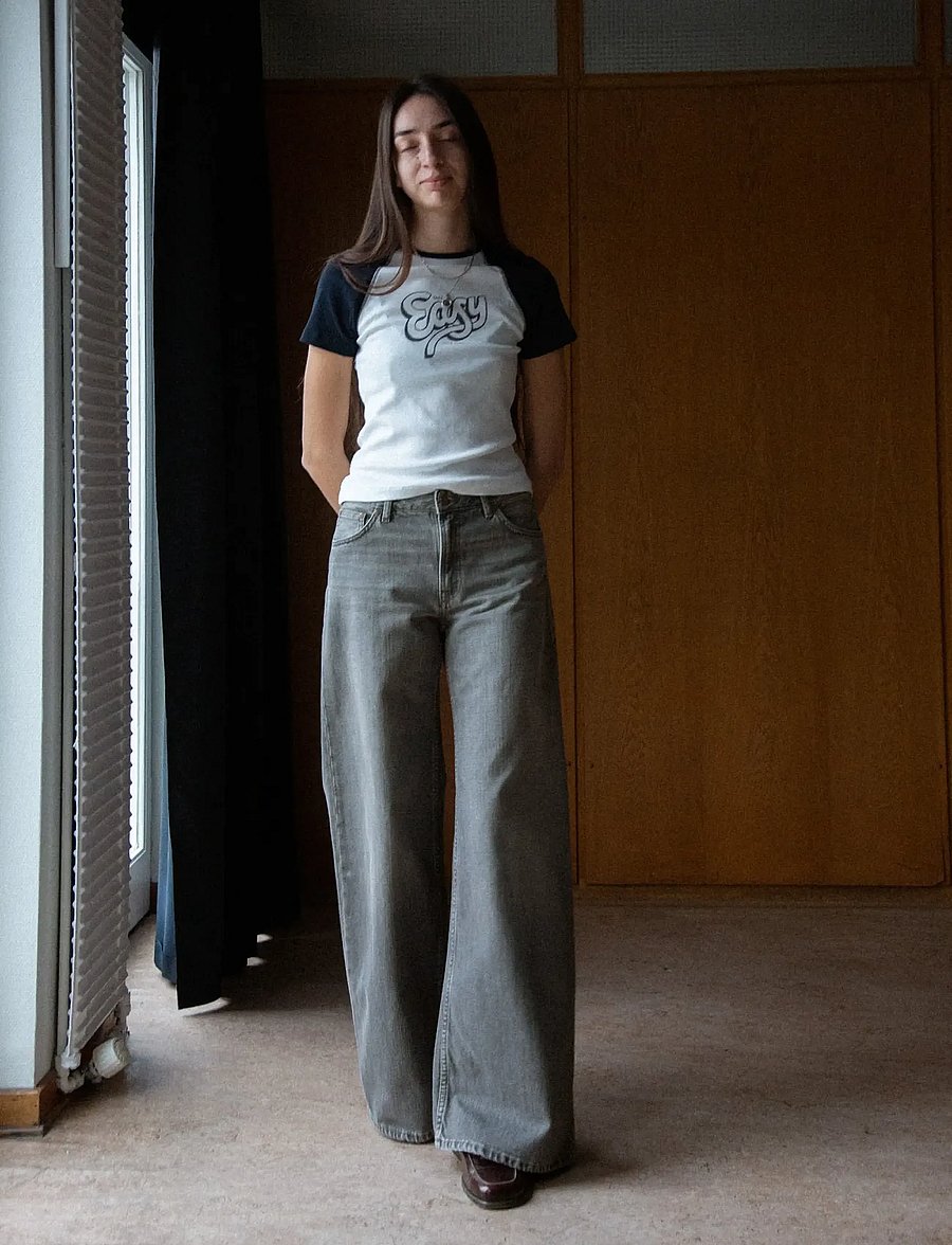 Nudie Jeans - Sonic Sue Foggy Grey - vida jeans - foggy grey - 0
