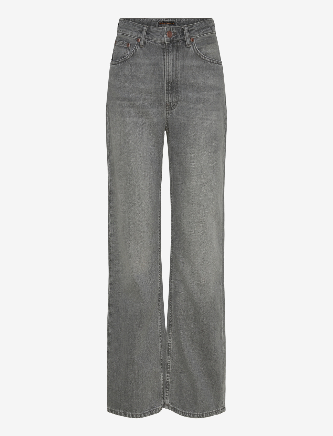 Nudie Jeans - Clean Eileen Foggy Grey - laia säärega teksad - foggy grey - 0