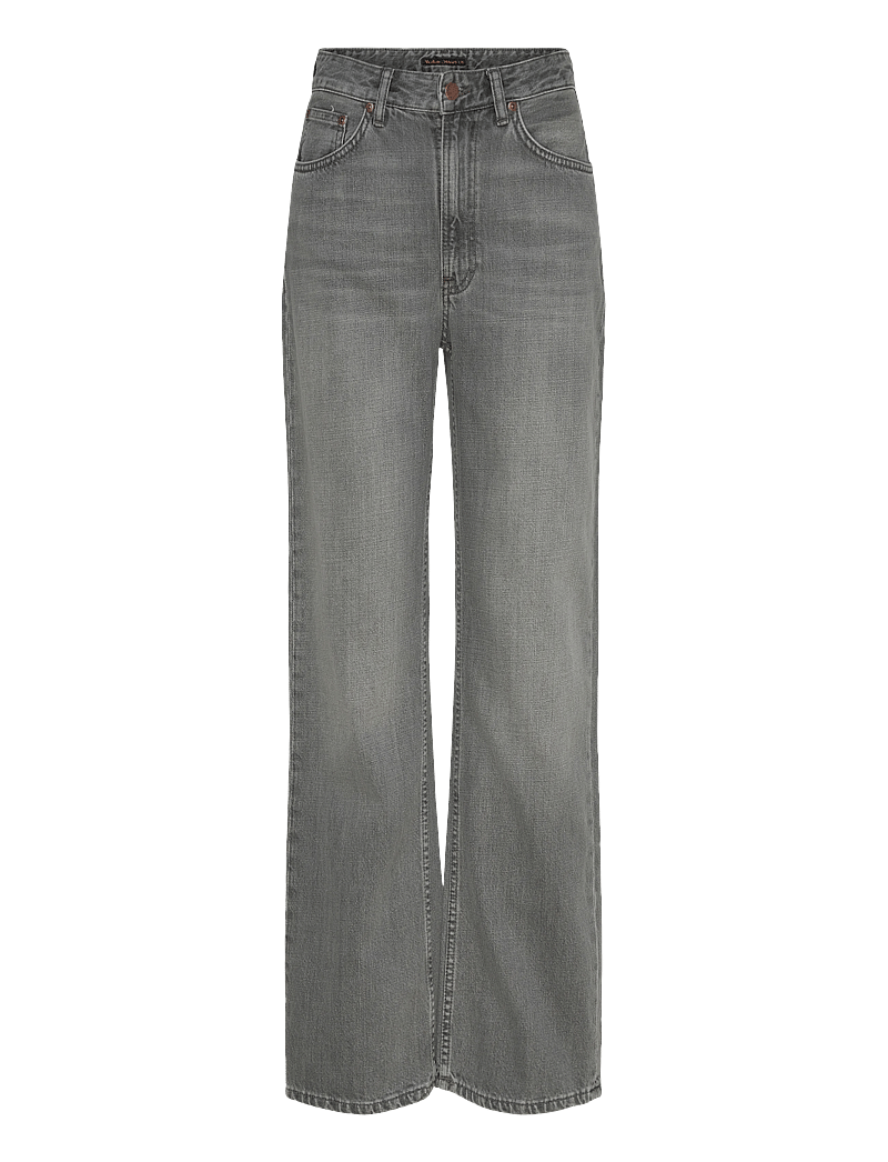 Nudie Jeans - Clean Eileen Foggy Grey - laia säärega teksad - foggy grey - 0