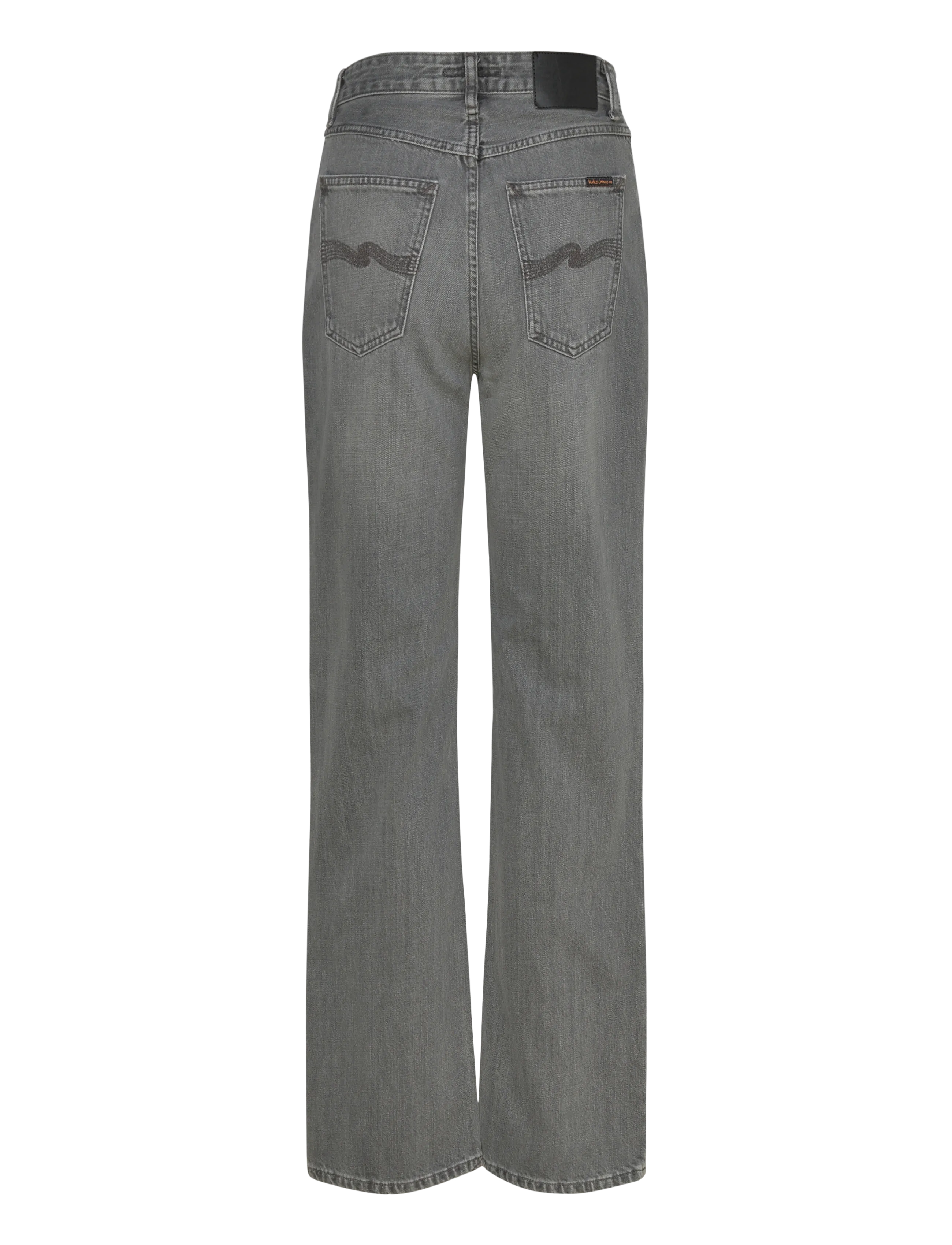 Nudie Jeans - Clean Eileen Foggy Grey - hosen mit weitem bein - foggy grey - 1