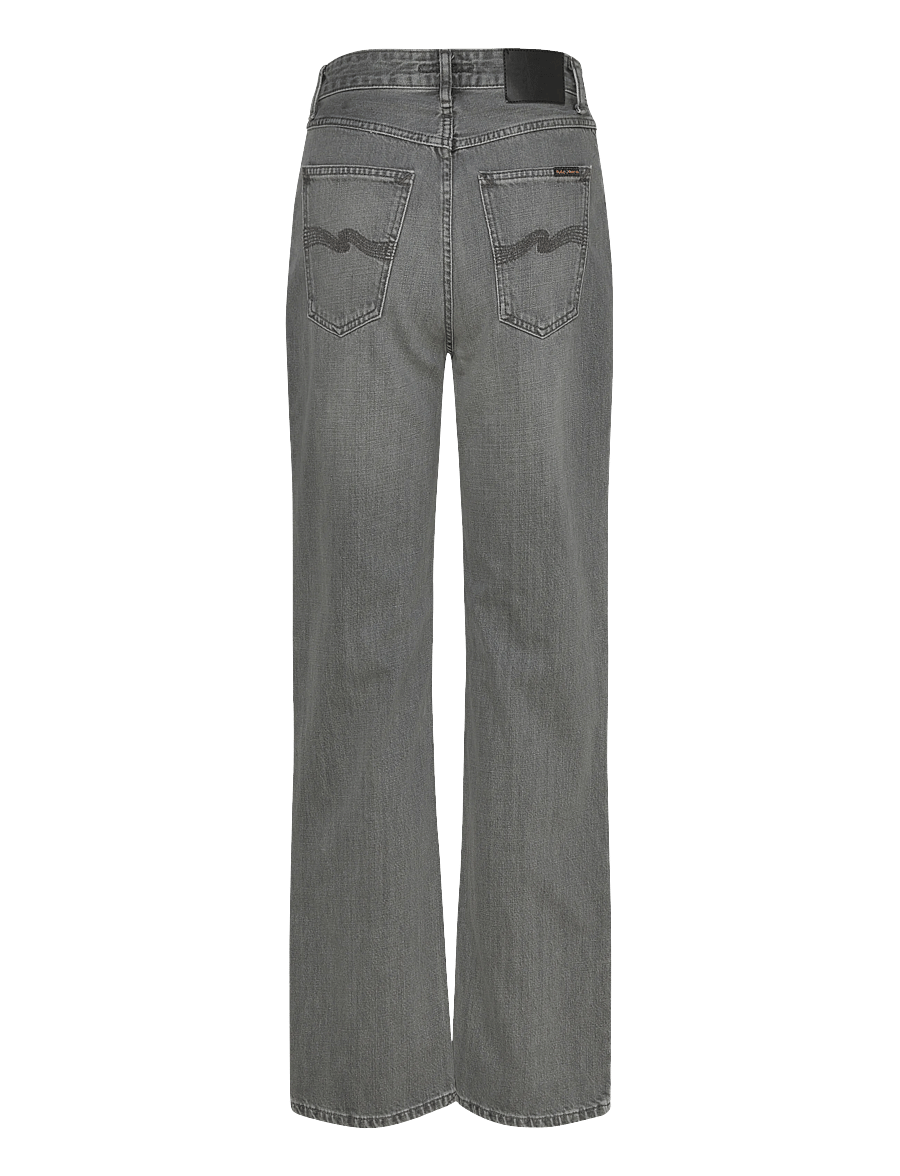 Nudie Jeans - Clean Eileen Foggy Grey - hosen mit weitem bein - foggy grey - 1