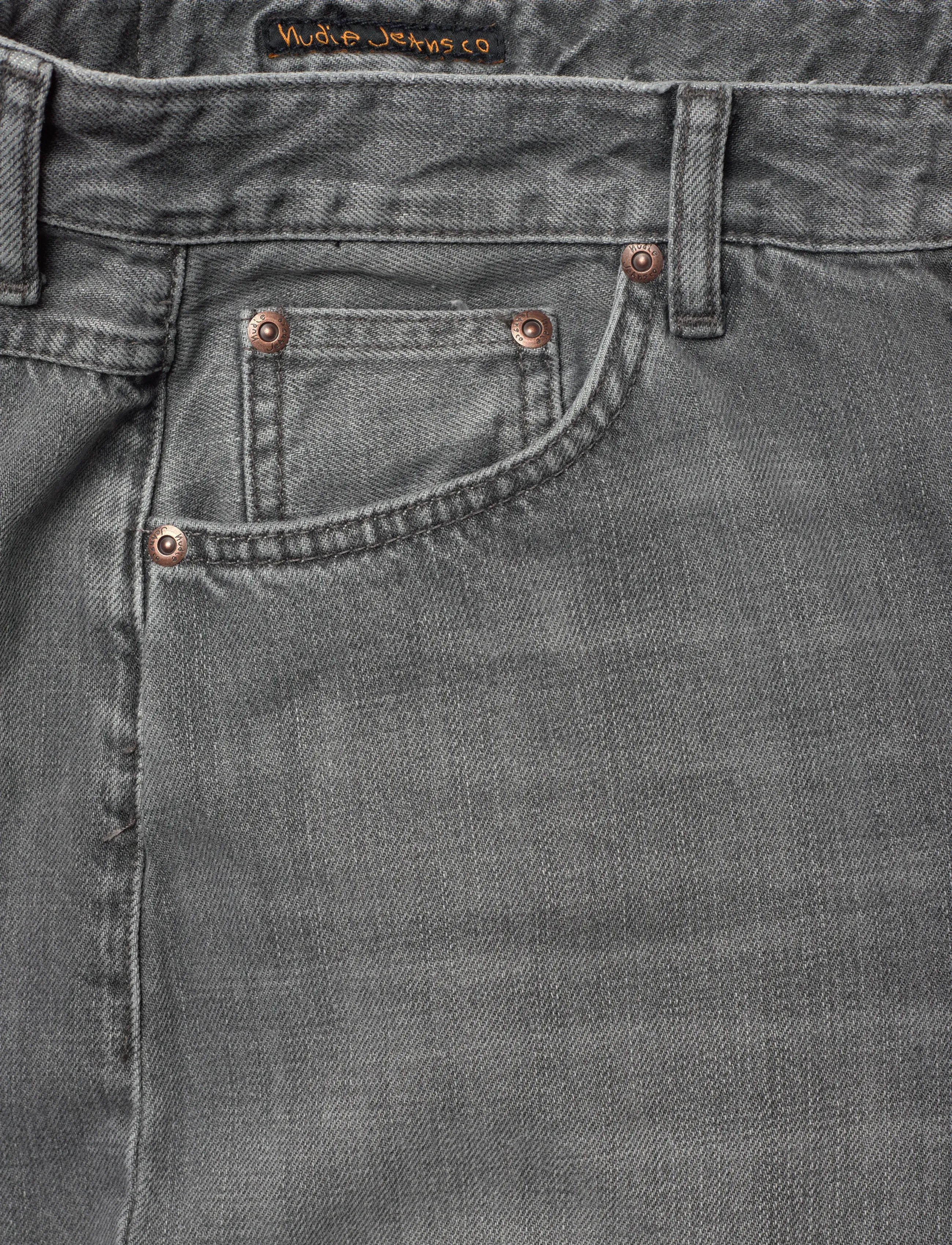 Nudie Jeans - Clean Eileen Foggy Grey - hosen mit weitem bein - foggy grey - 2