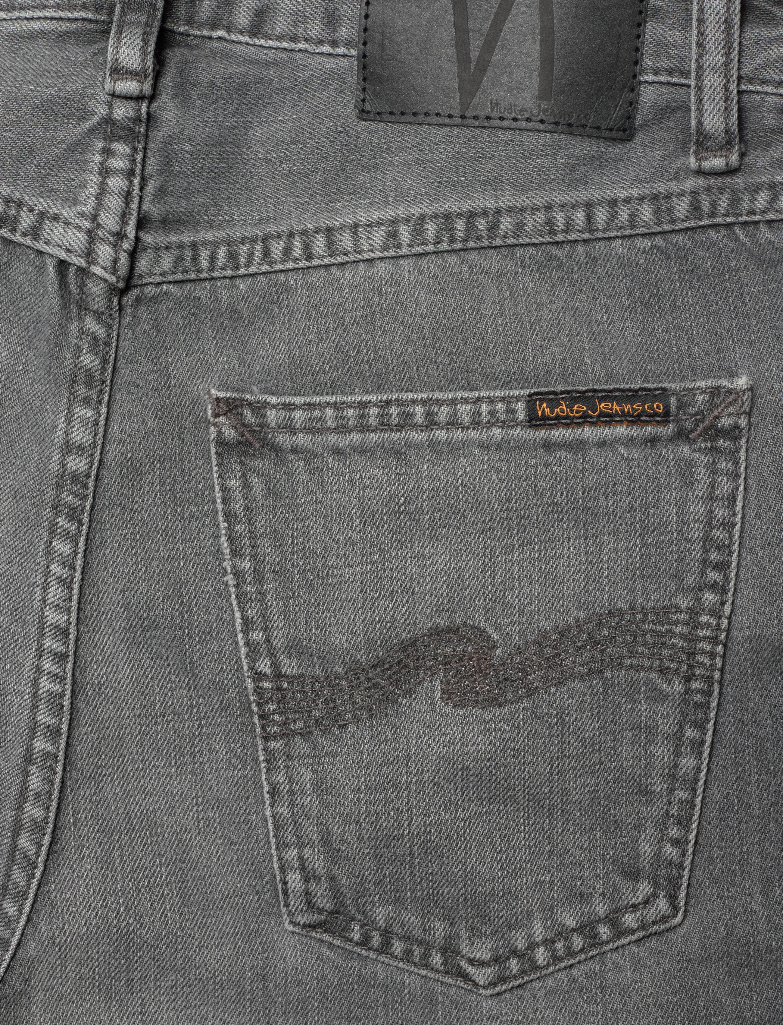 Nudie Jeans - Clean Eileen Foggy Grey - hosen mit weitem bein - foggy grey - 4