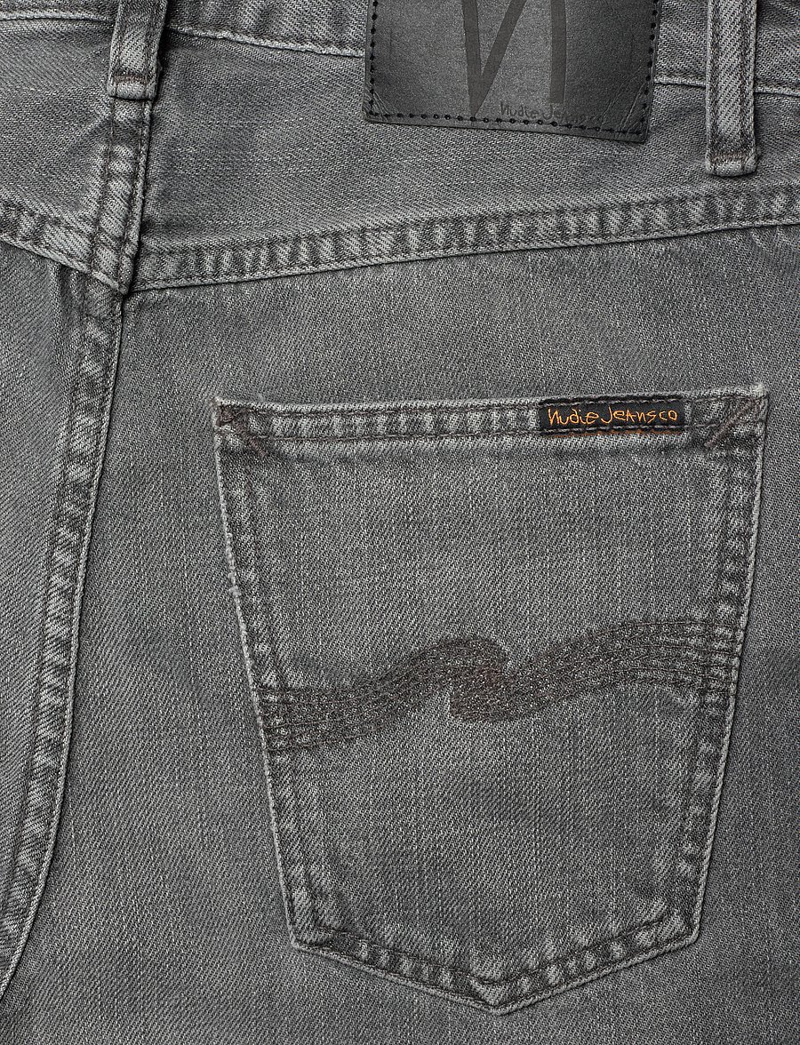 Nudie Jeans - Clean Eileen Foggy Grey - hosen mit weitem bein - foggy grey - 4