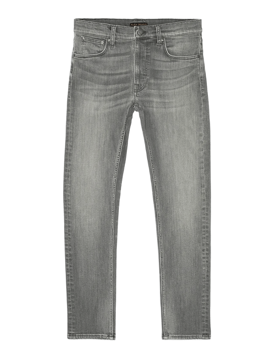 Nudie Jeans - Lean Dean Grey Wave - grey wave - 0