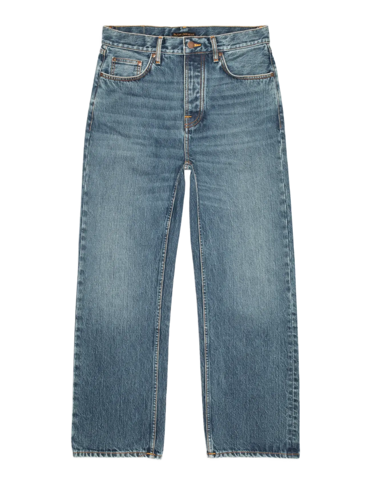 Nudie Jeans Tuff Tony Quiet Gold - Kleidung - QUIET GOLD / blue