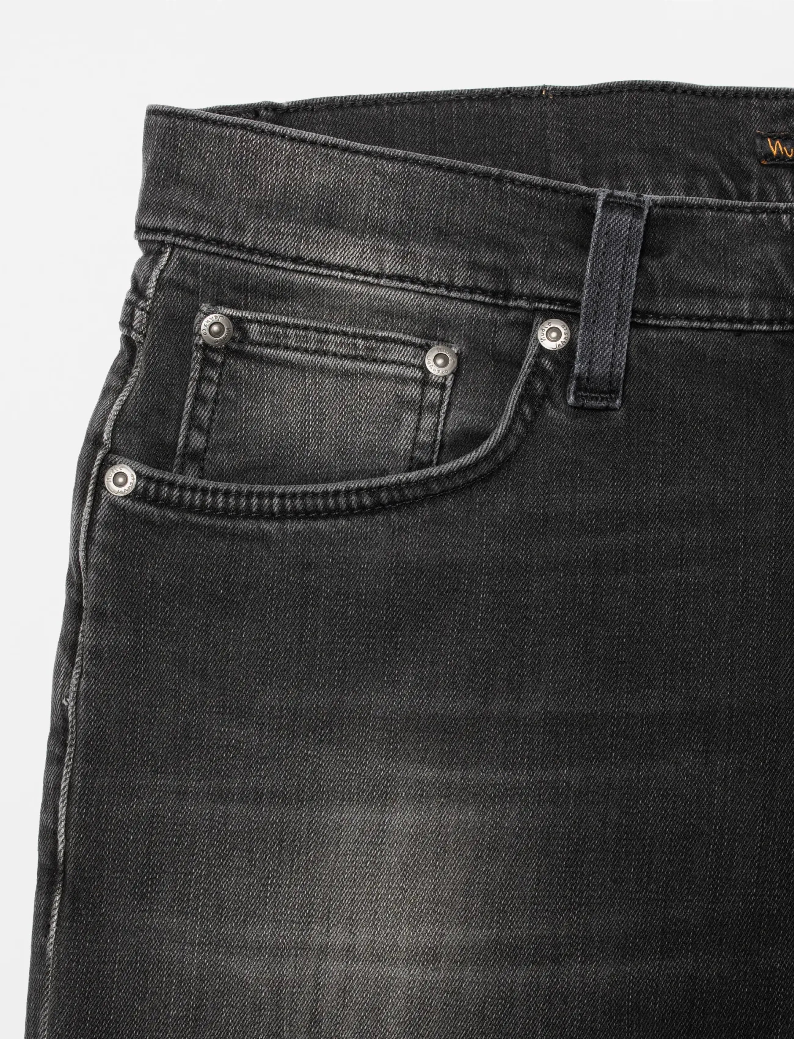 Nudie Jeans - Solid Ollie Black Mist - black mist - 3