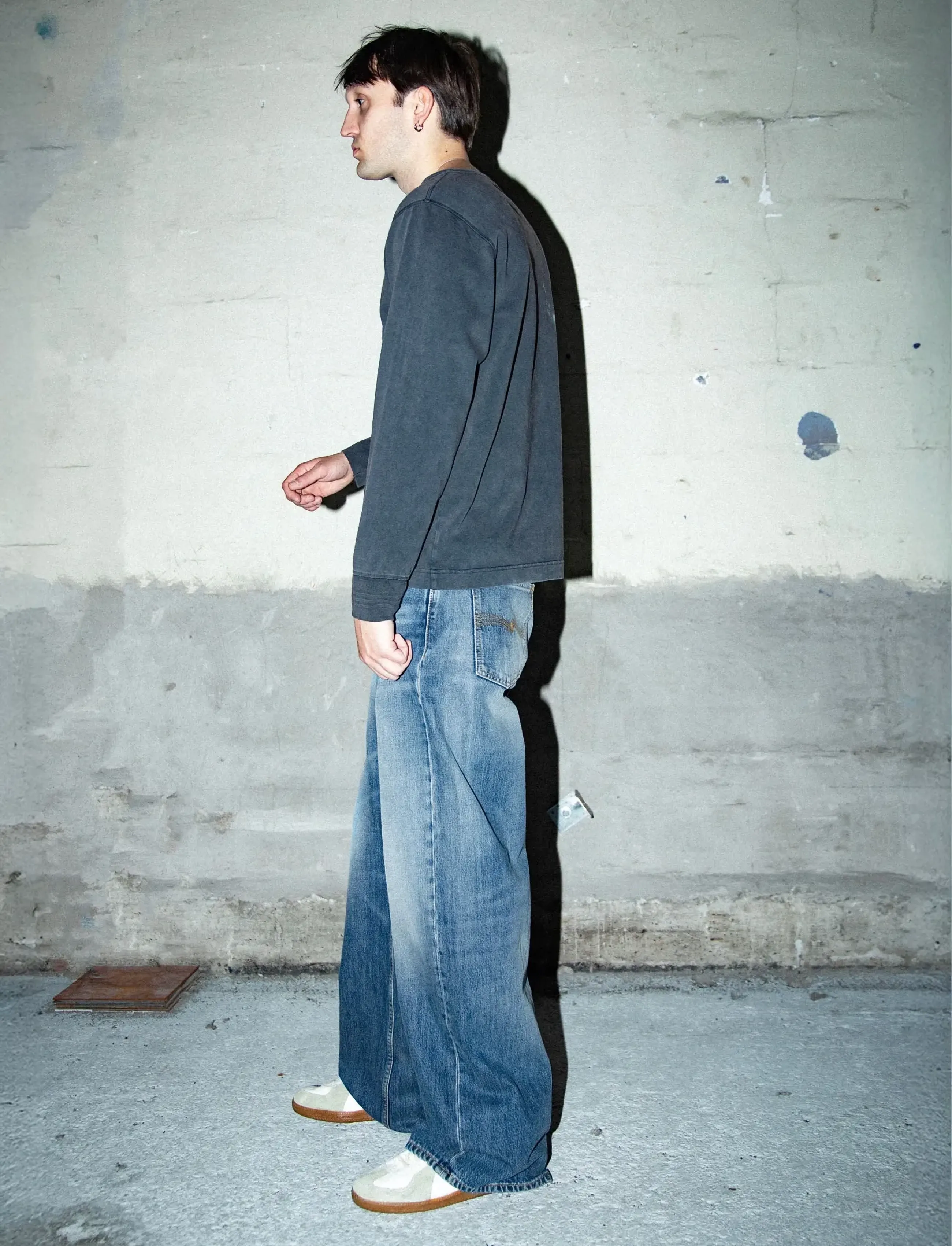 Nudie Jeans - Loud Larry Gravel Stone - gravel stone - 3