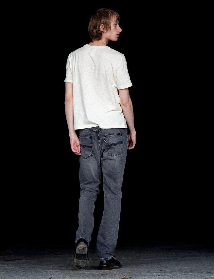 Nudie Jeans - Gritty Jackson Grey Lake - klassikalised teksad - grey lake - 0