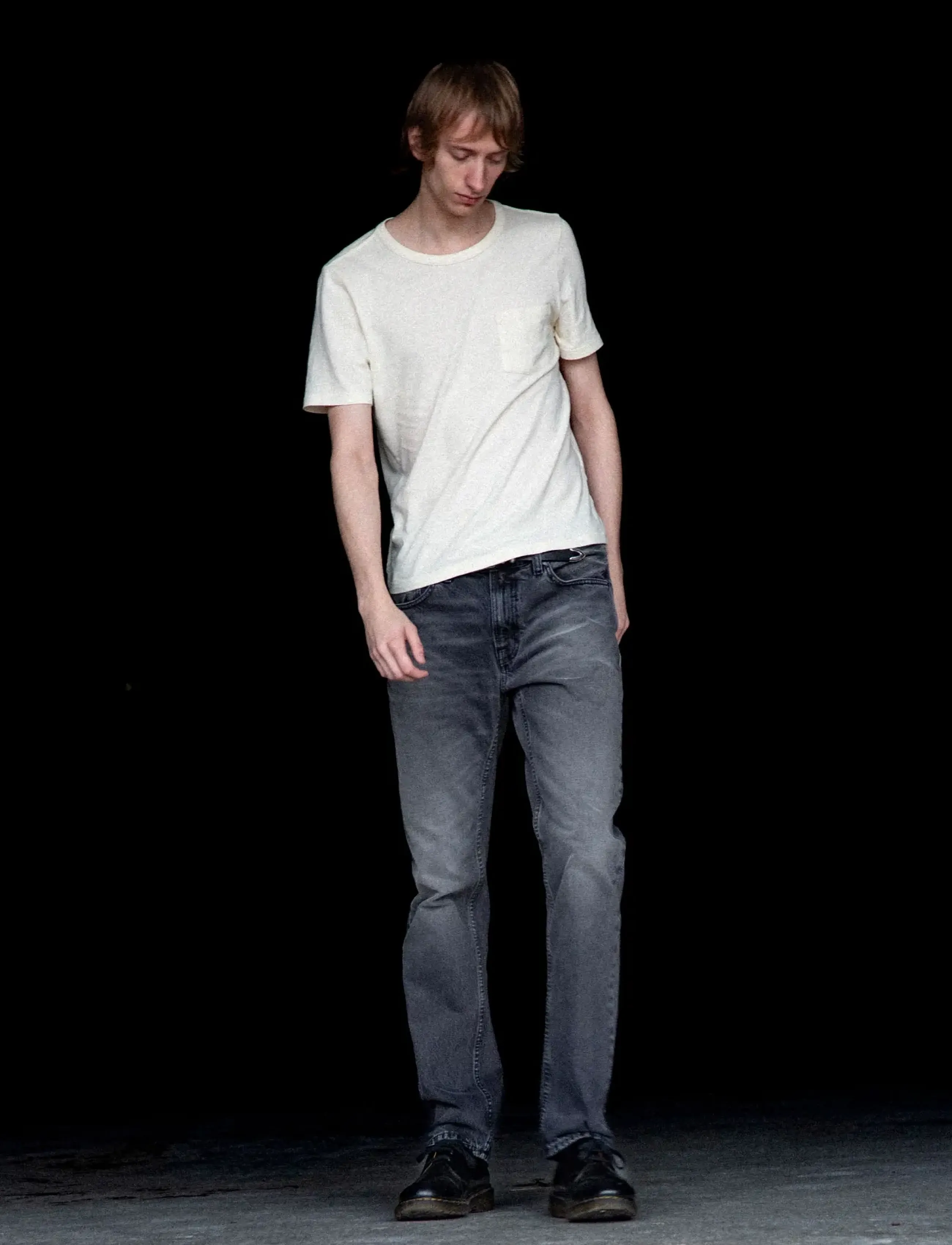 Nudie Jeans - Gritty Jackson Grey Lake - klassikalised teksad - grey lake - 3