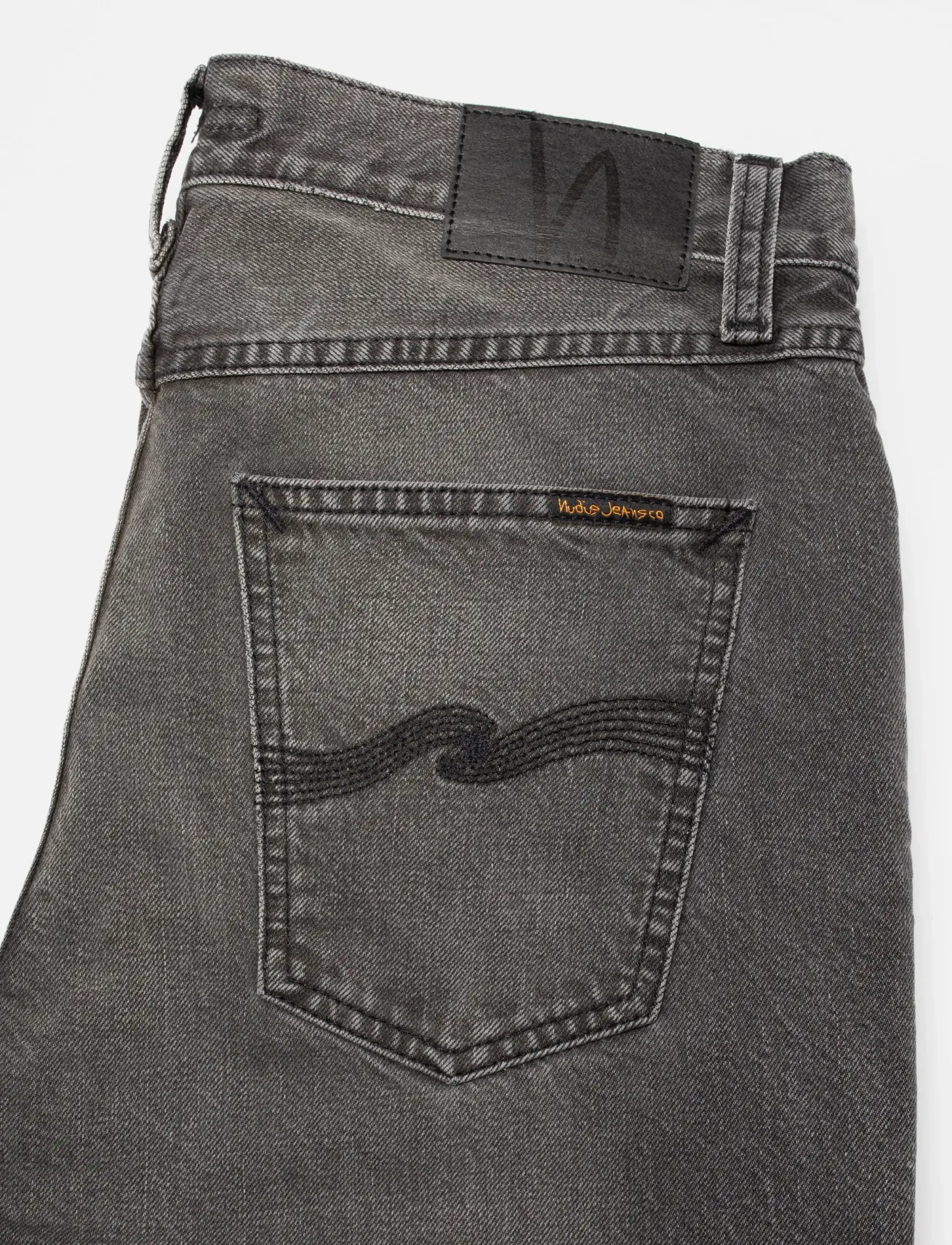 Nudie Jeans - Gritty Jackson Grey Lake - klassikalised teksad - grey lake - 4