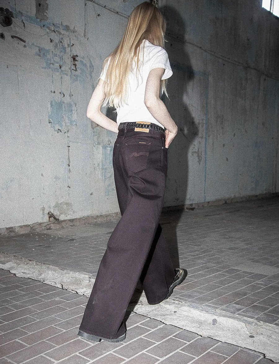 Nudie Jeans - Sonic Sue Everbrown - everbrown - 3