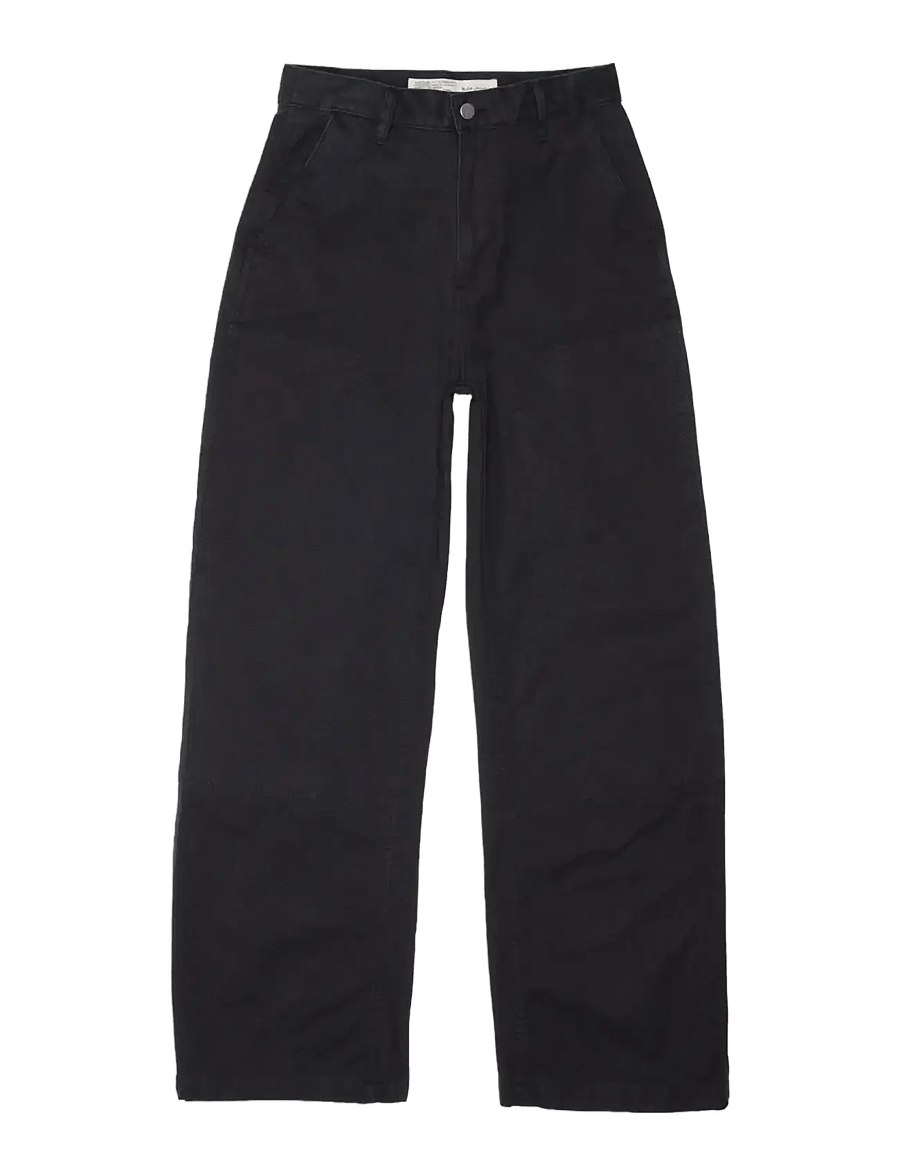 Nudie Jeans - Wendy Pants Duck Canvas Black - black - 1