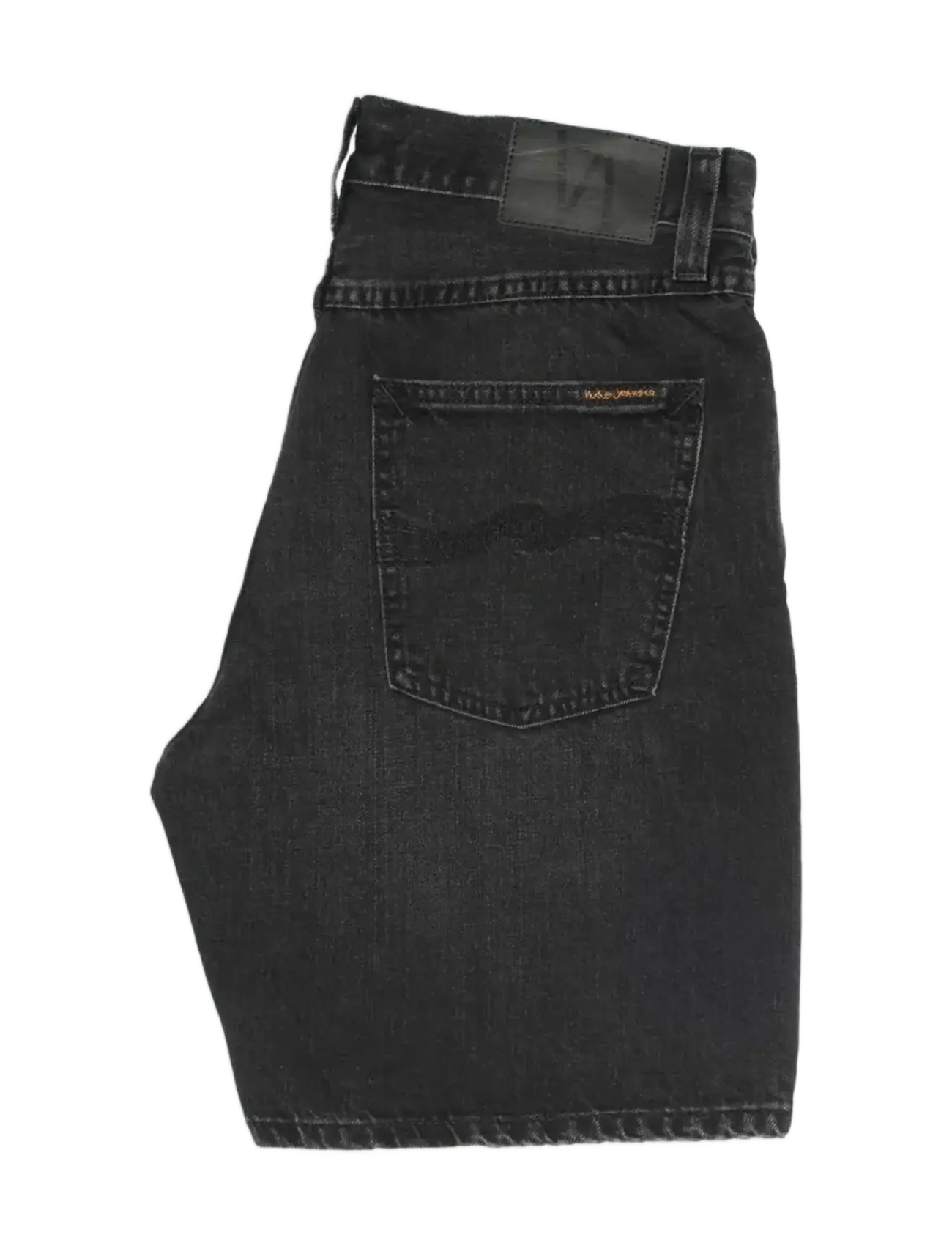 Nudie Jeans - Zeb Denim Shorts Night Dune Black - jorty - black - 1