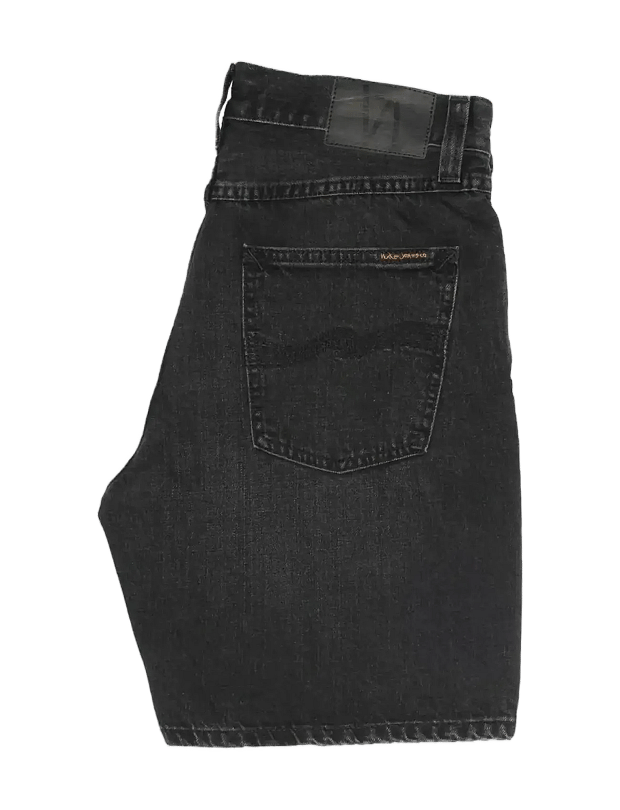 Nudie Jeans - Zeb Denim Shorts Night Dune Black - jorty - black - 1