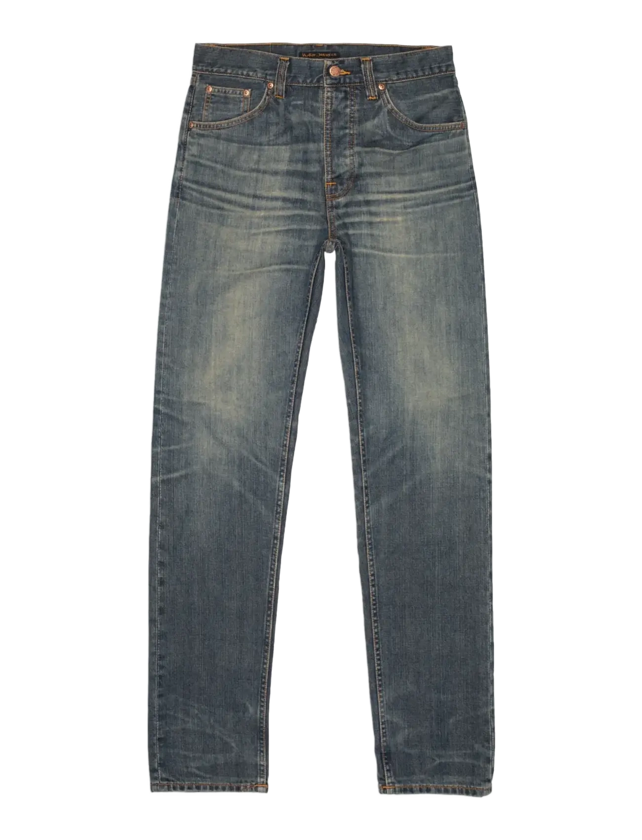 Nudie Jeans Steady Eddie II Quarter Tracks - Kleidung - QUARTER TRACKS / blue
