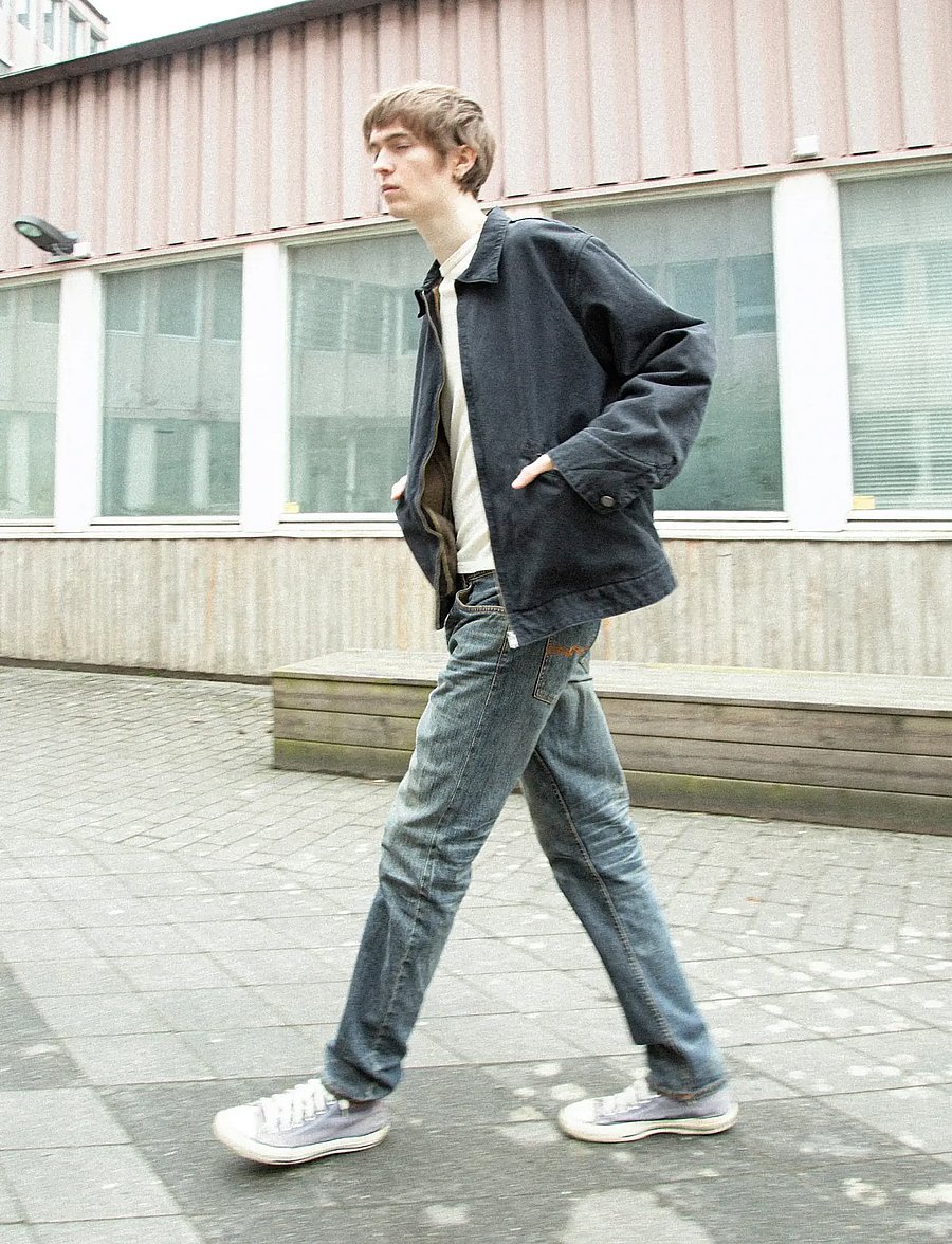 Nudie Jeans - Steady Eddie II Quarter Tracks - normale jeans - quarter tracks - 4