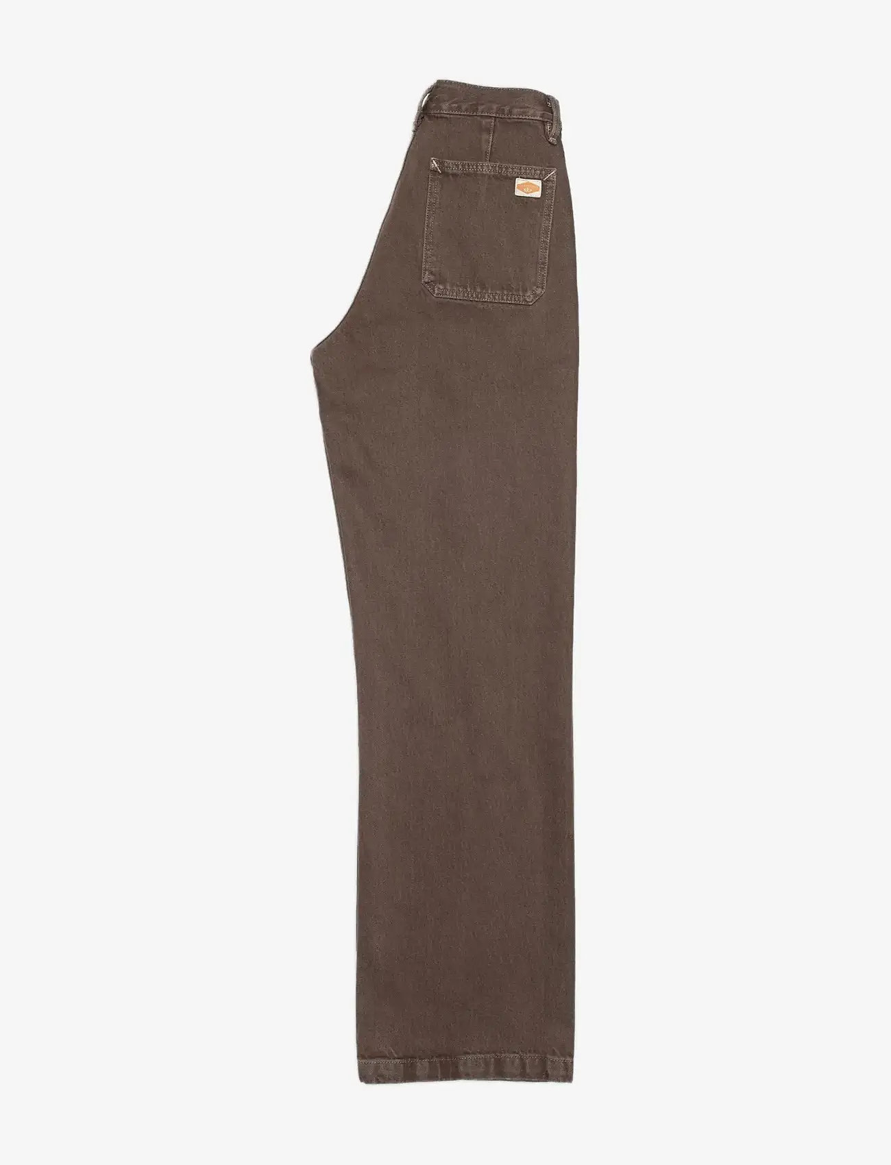 Nudie Jeans - Asta Workwear Pants Brown - raka byxor - brown - 2