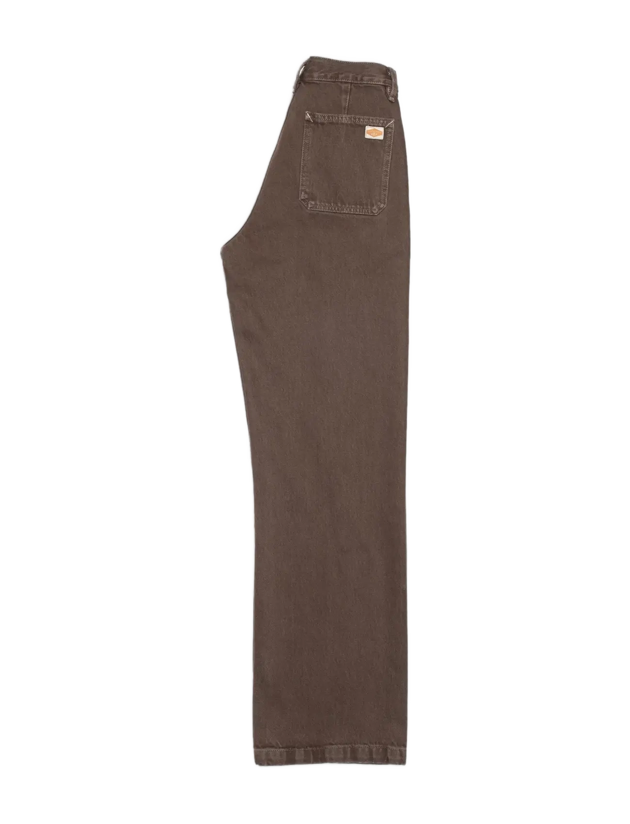 Nudie Jeans - Asta Workwear Pants Brown - raka byxor - brown - 2