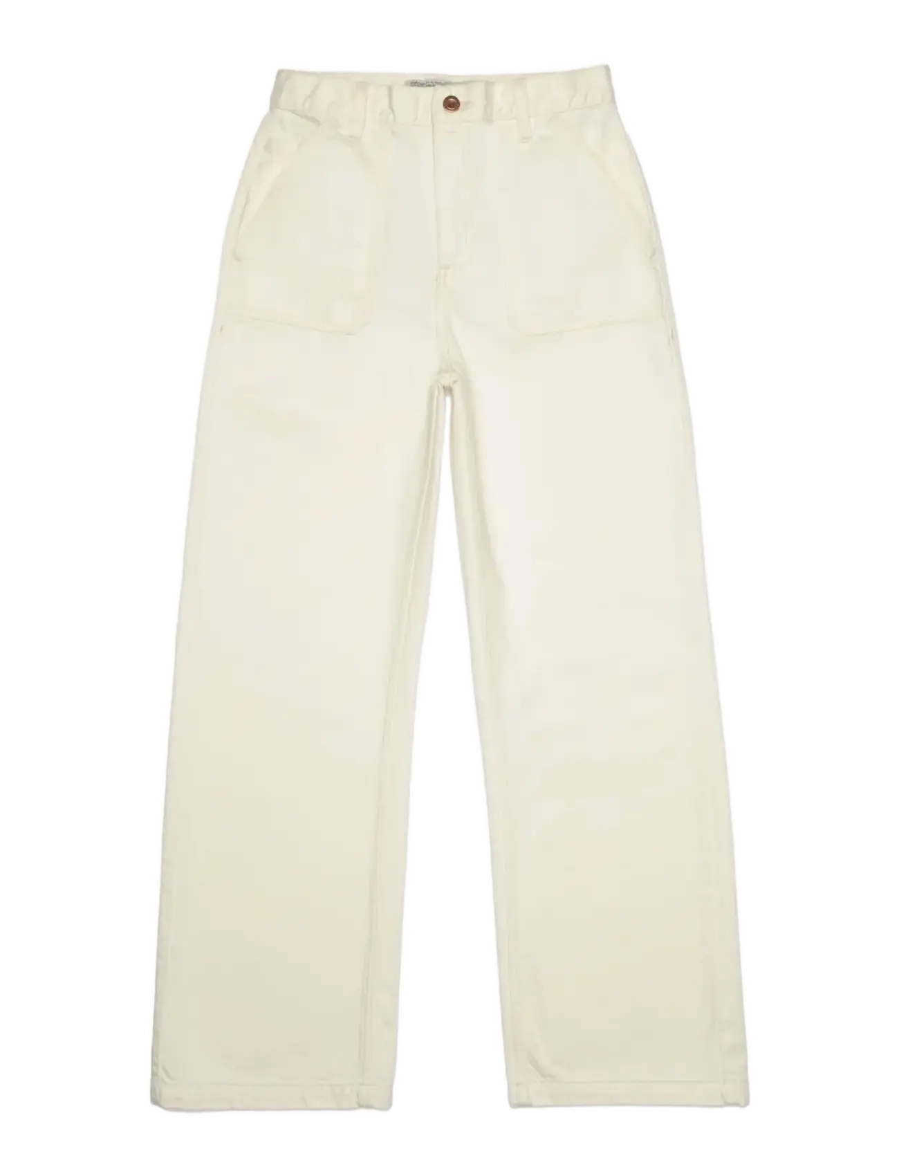 NUDIE JEANS Asta Workwear Hosen Ivory Cream - 32x30 - Damen