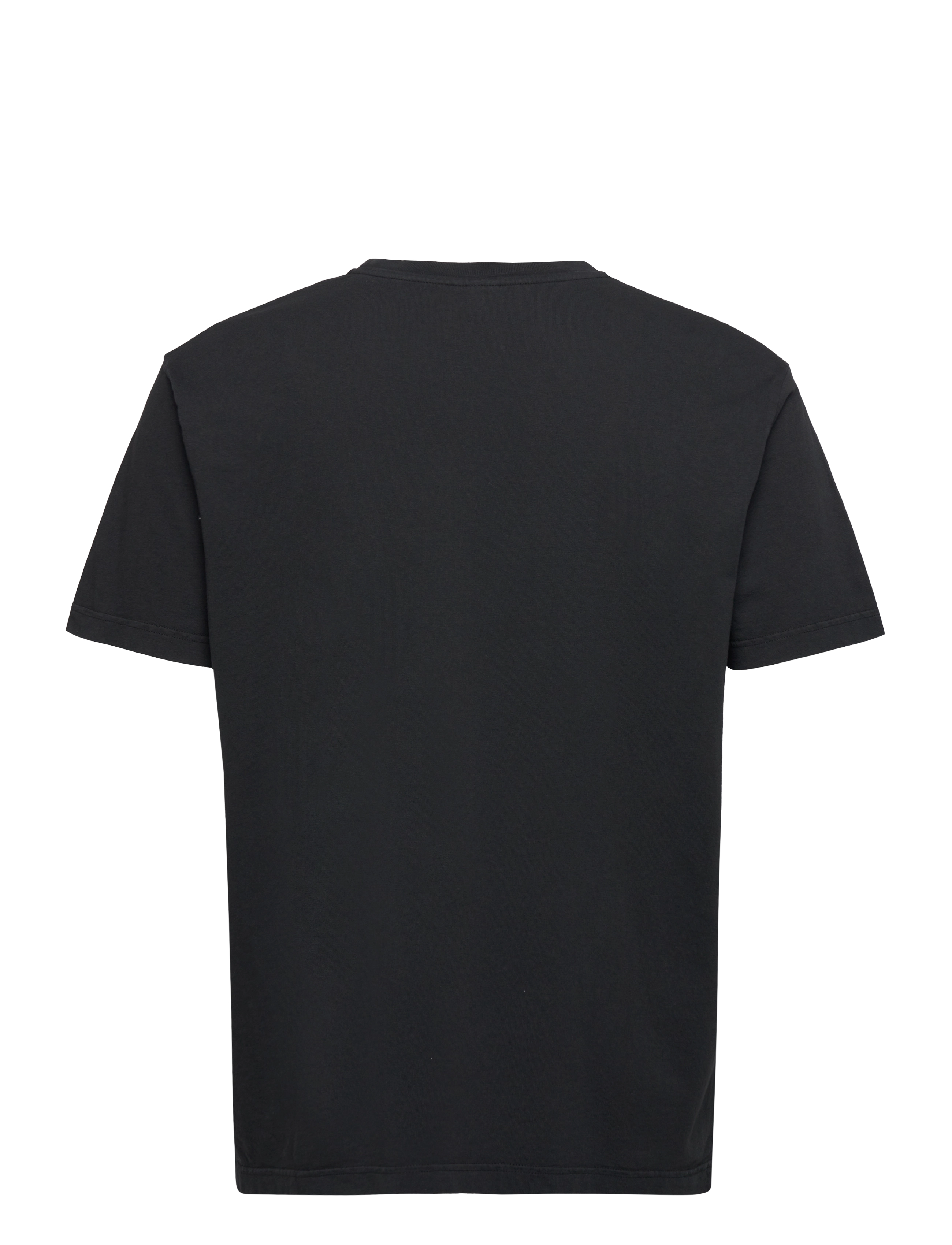 Nudie Jeans - Uno Everyday Tee Chalk White - kortärmade t-shirts - black - 2