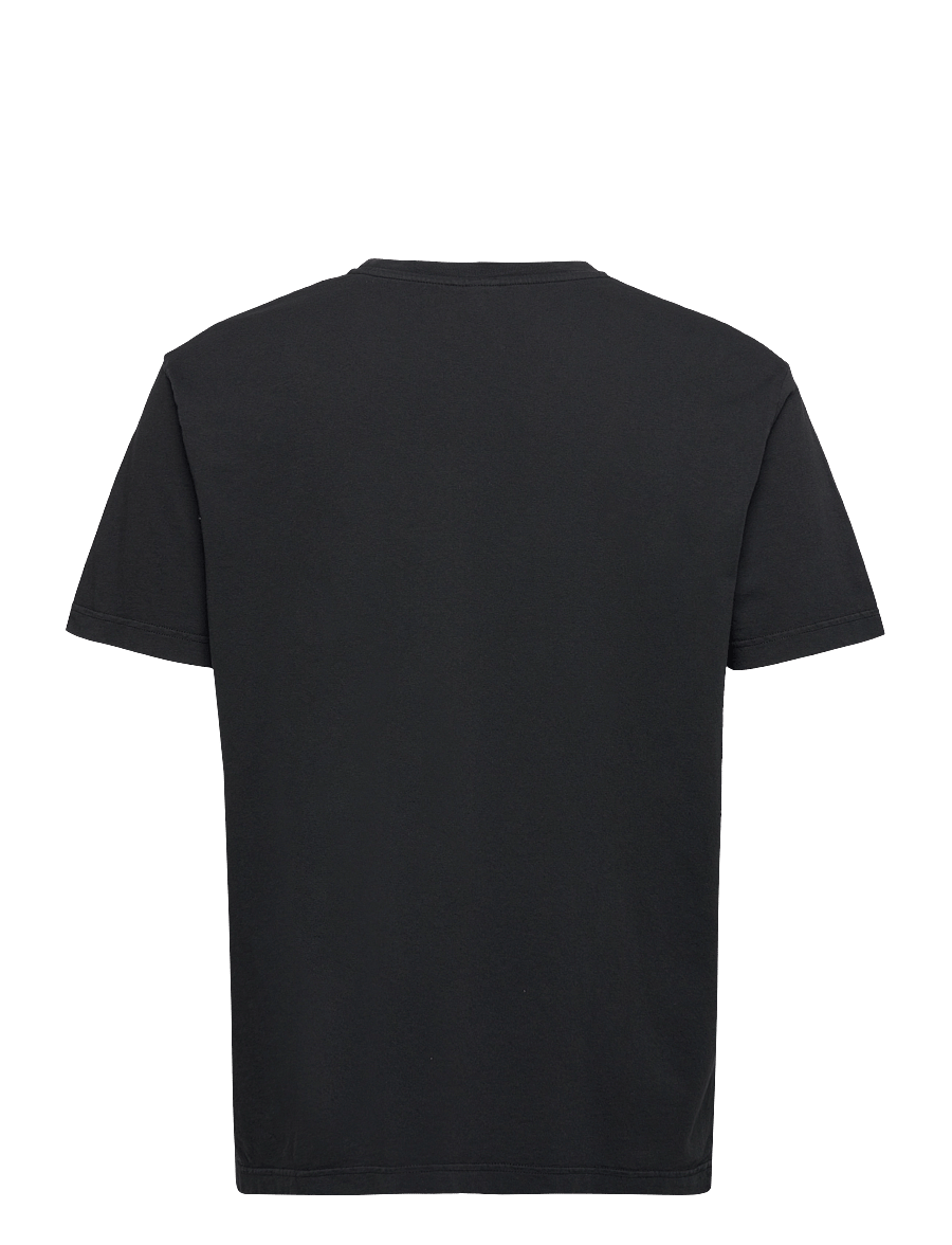 Nudie Jeans - Uno Everyday Tee Chalk White - kortärmade t-shirts - black - 2