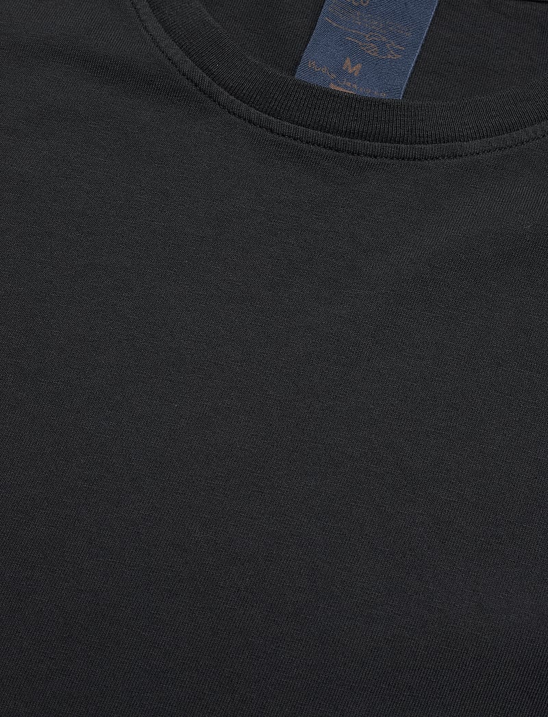 Nudie Jeans - Uno Everyday Tee Chalk White - t-shirts - black - 5