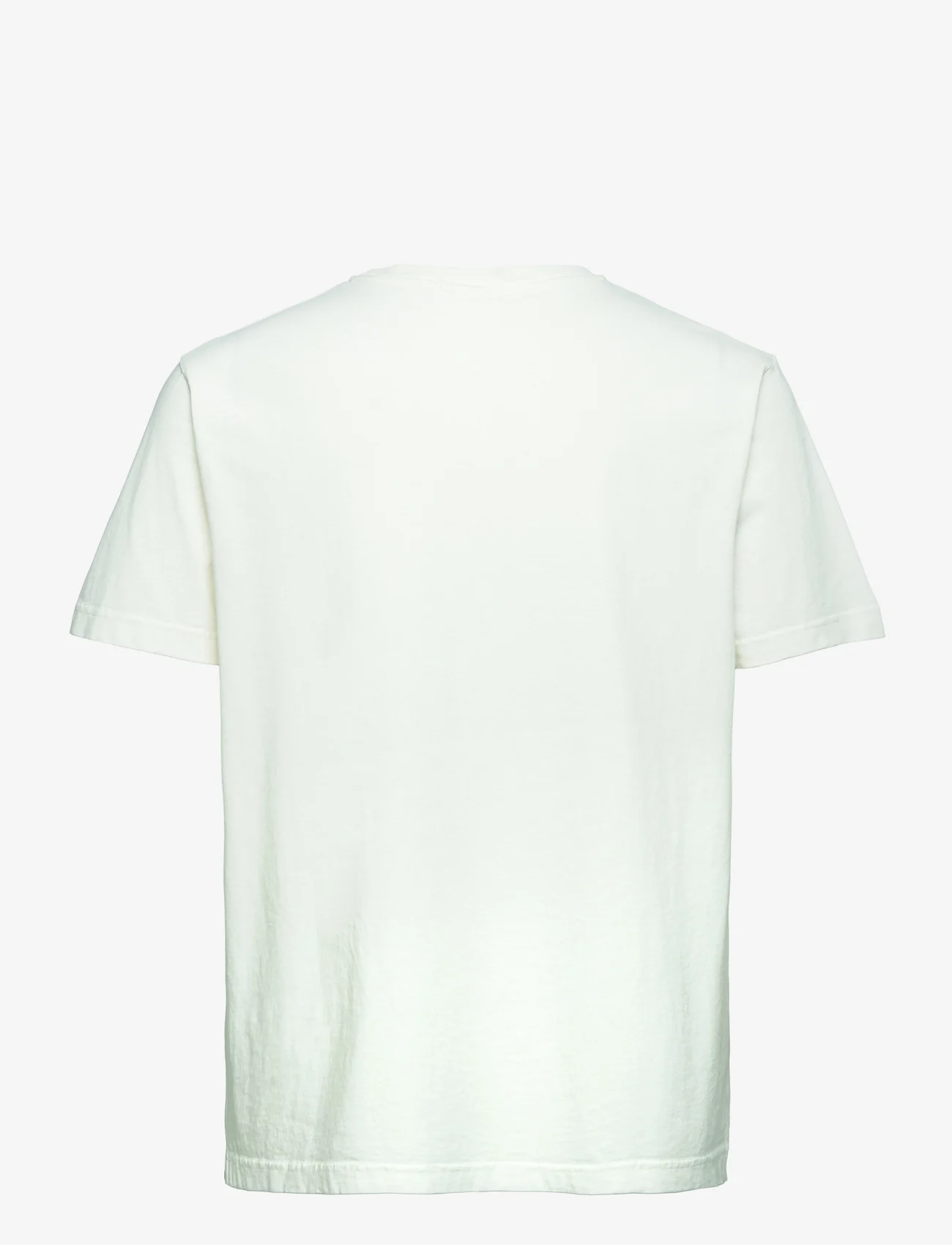Nudie Jeans - Uno Everyday Tee Black - kortærmede t-shirts - chalk white - 1
