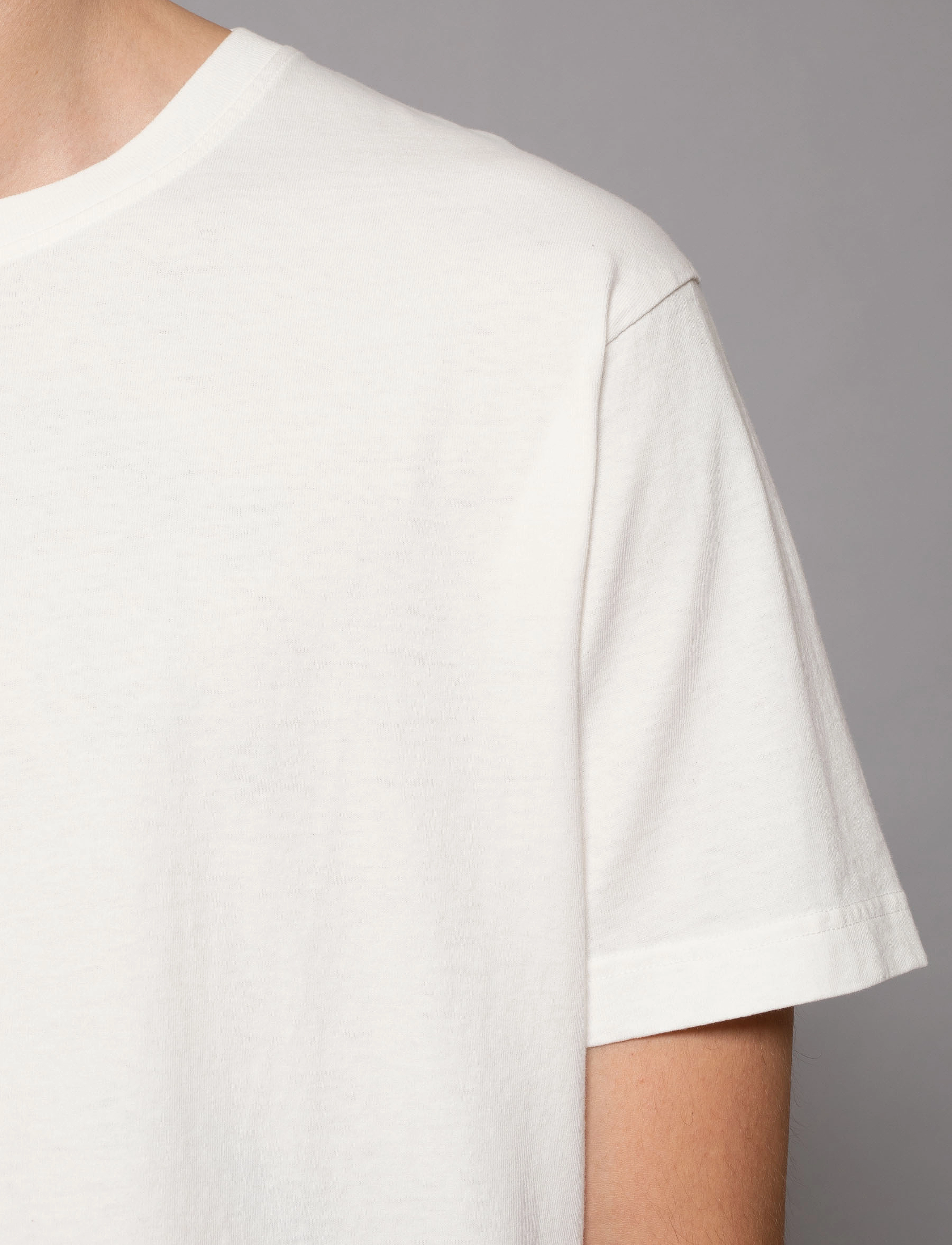 Nudie Jeans - Uno Everyday Tee Chalk White - t-shirts - chalk white - 4